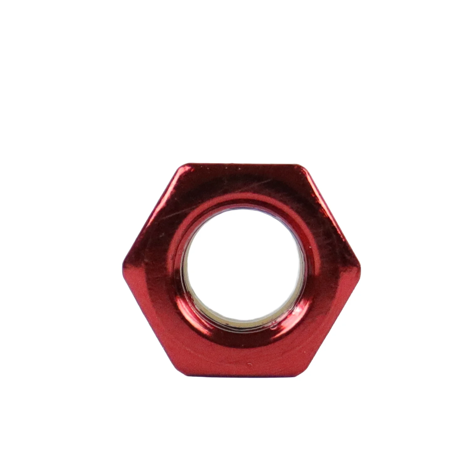 Dime Bag Skateboard Replacement Truck Axle Nuts Red (4-Pack) - Image 5