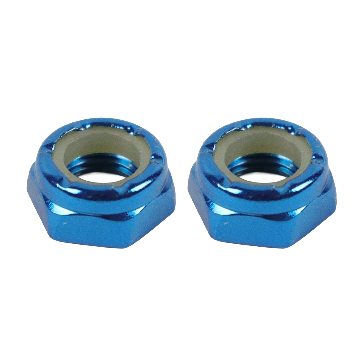Dime Bag Skateboard Replacement Truck Kingpin and Axle Nuts Kit - Blue - Image 3