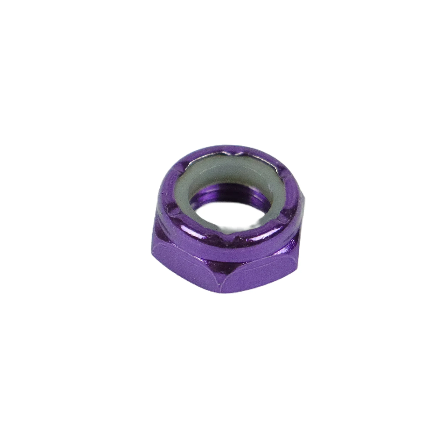 Dime Bag Skateboard Replacement Truck Kingpin Nuts Purple (2-Pack) - Image 2