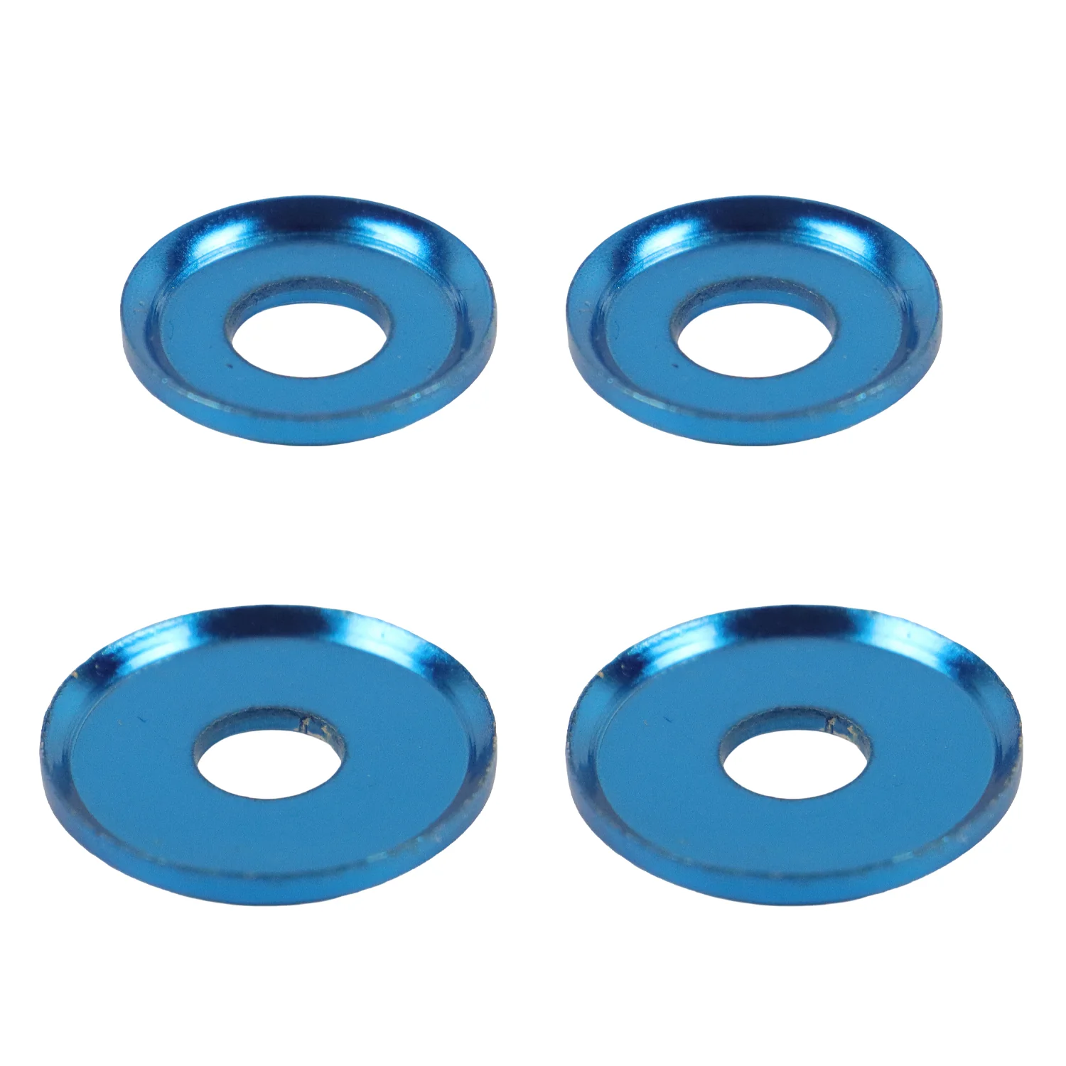 Dime Bag Skateboard Truck 1.25" Blue Hardware Refresh Kit with Nuts, Spacers, Washers - Image 5