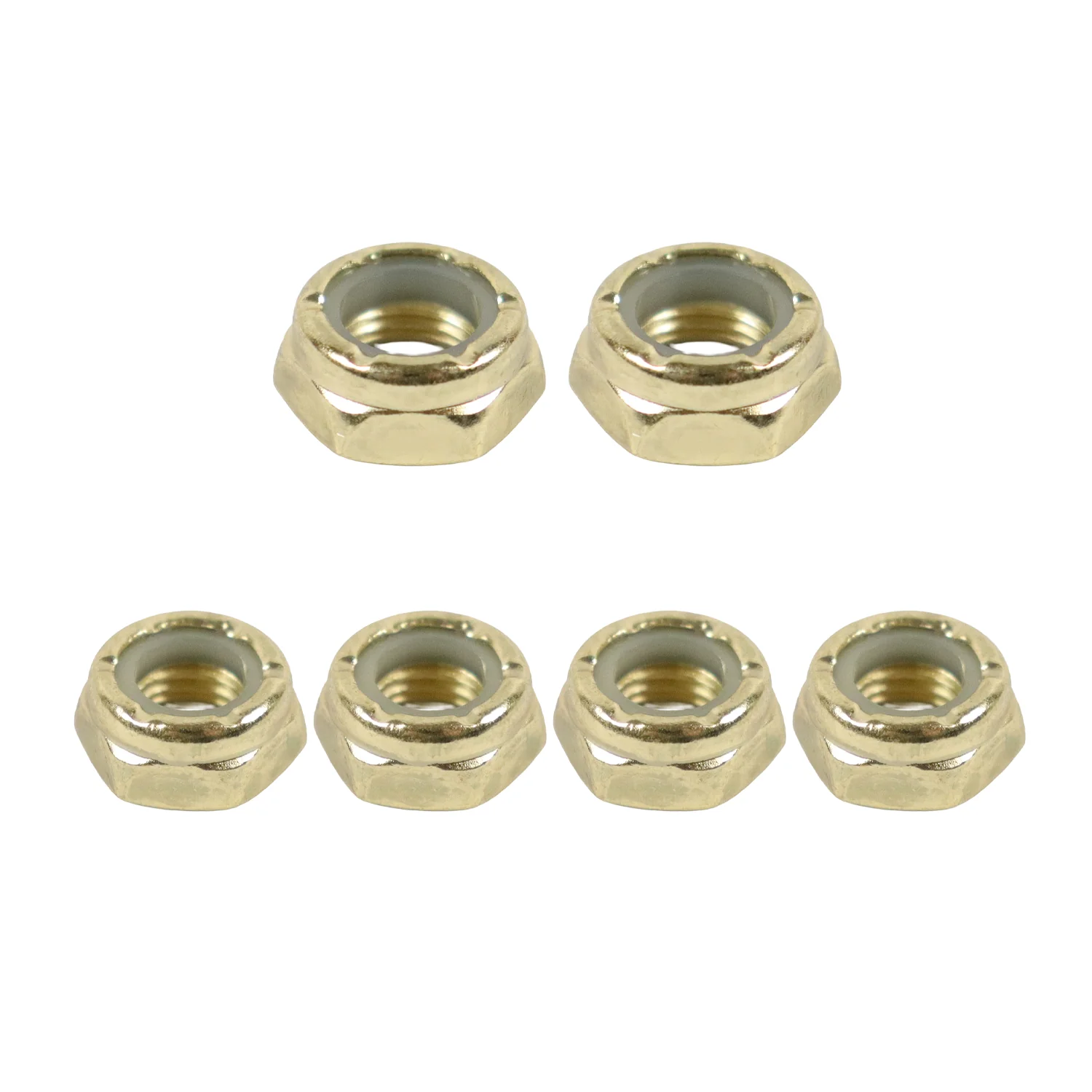 Dime Bag Skateboard Truck 1.25" Gold Hardware Refresh Kit with Nuts, Spacers, Washers - Image 3