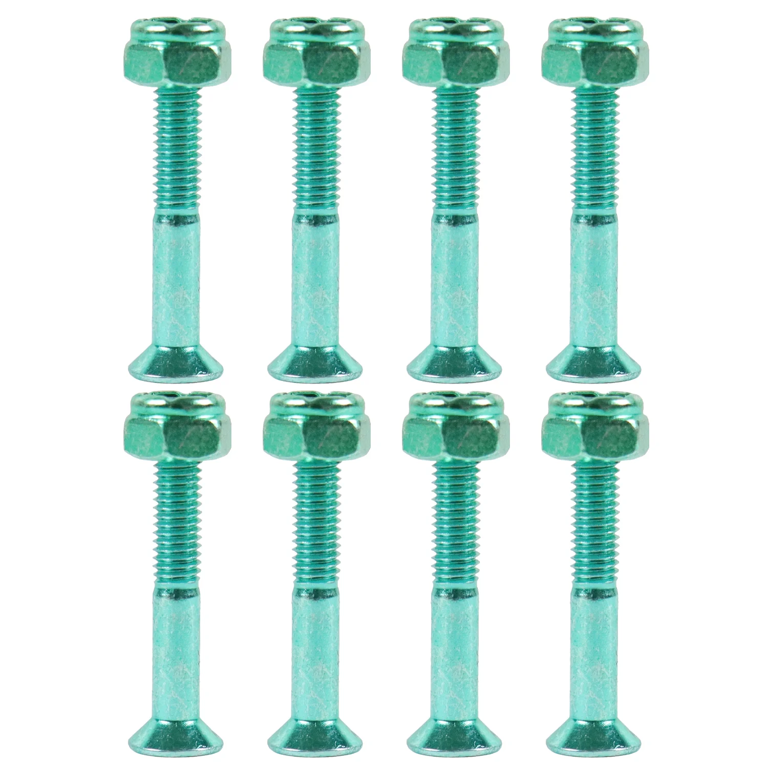 Dime Bag Skateboard Truck 1.25" Green Hardware Refresh Kit with Nuts, Spacers, Washers - Image 2