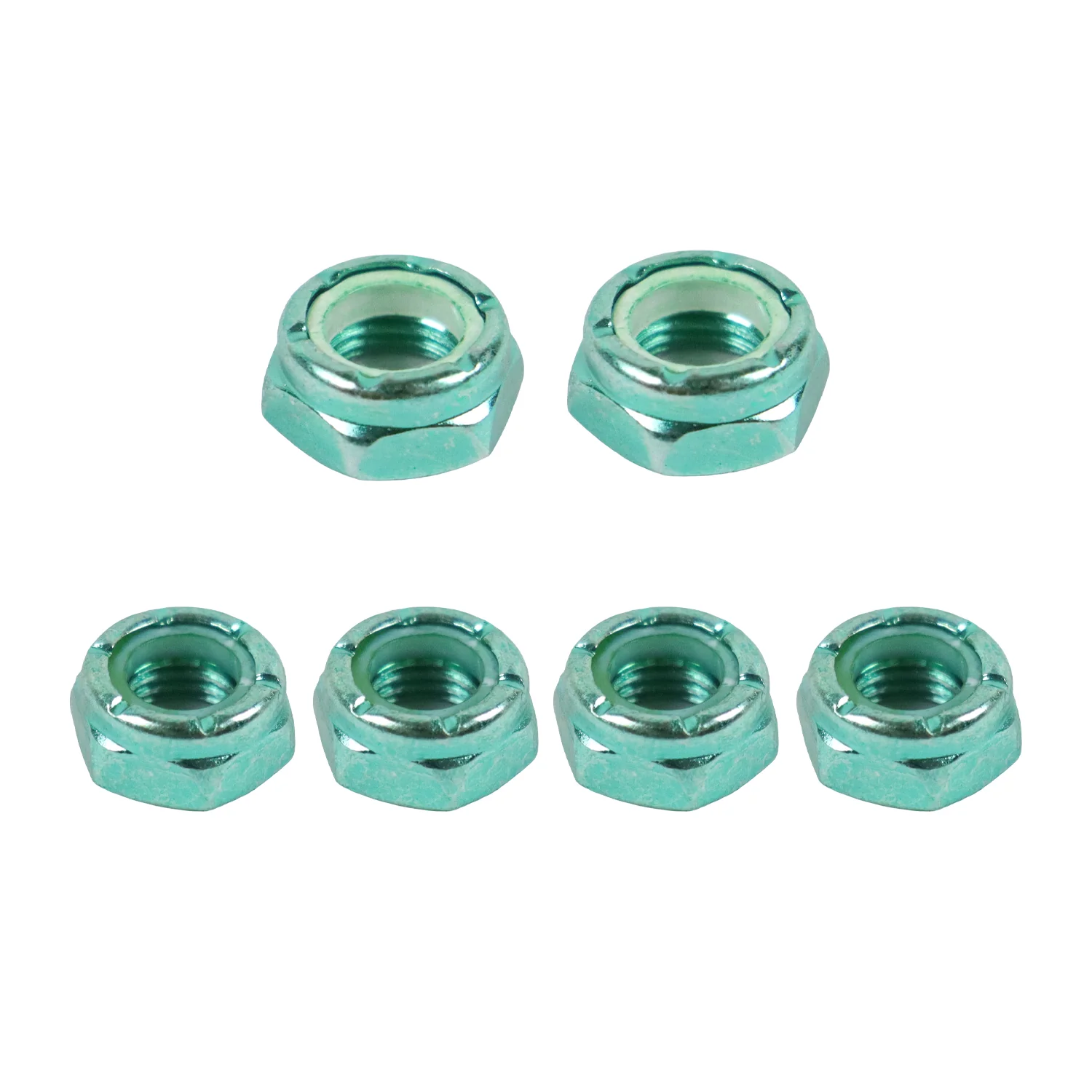 Dime Bag Skateboard Truck 1.25" Green Hardware Refresh Kit with Nuts, Spacers, Washers - Image 3