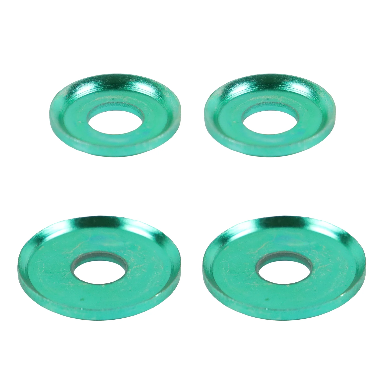 Dime Bag Skateboard Truck 1.25" Green Hardware Refresh Kit with Nuts, Spacers, Washers - Image 5