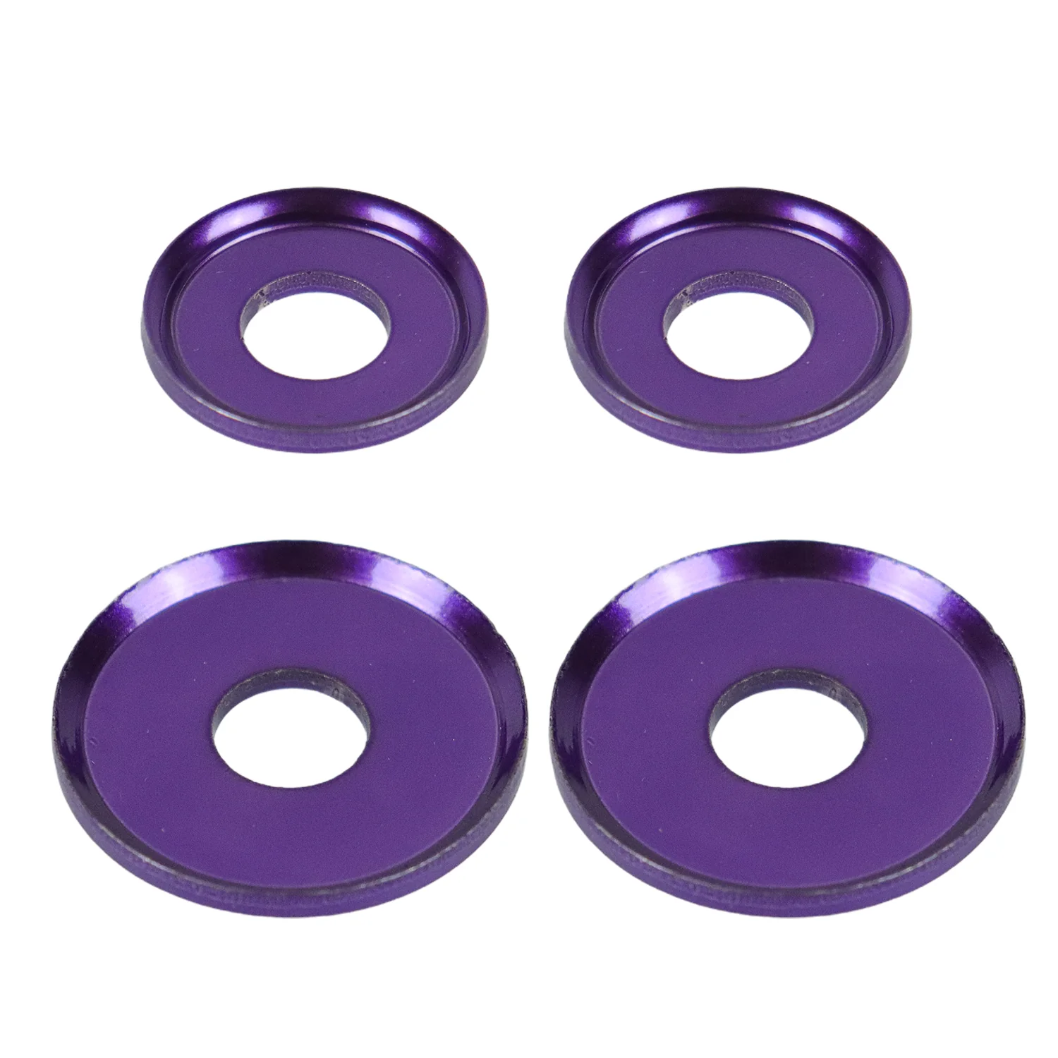 Dime Bag Skateboard Truck 1.25" Purple Hardware Refresh Kit with Nuts, Spacers, Washers - Image 5