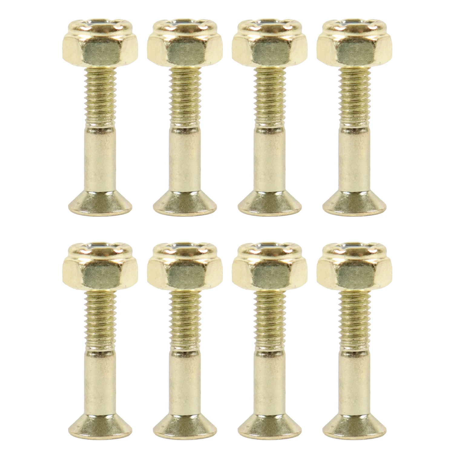 Dime Bag Skateboard Truck 1" Gold Hardware Refresh Kit with Nuts, Spacers, Washers - Image 2