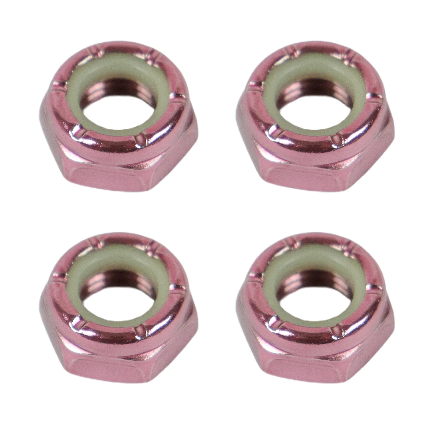 Dime Bag Skateboard Truck 1" Pink Hardware Refresh Kit with Nuts, Spacers, Washers - Image 4