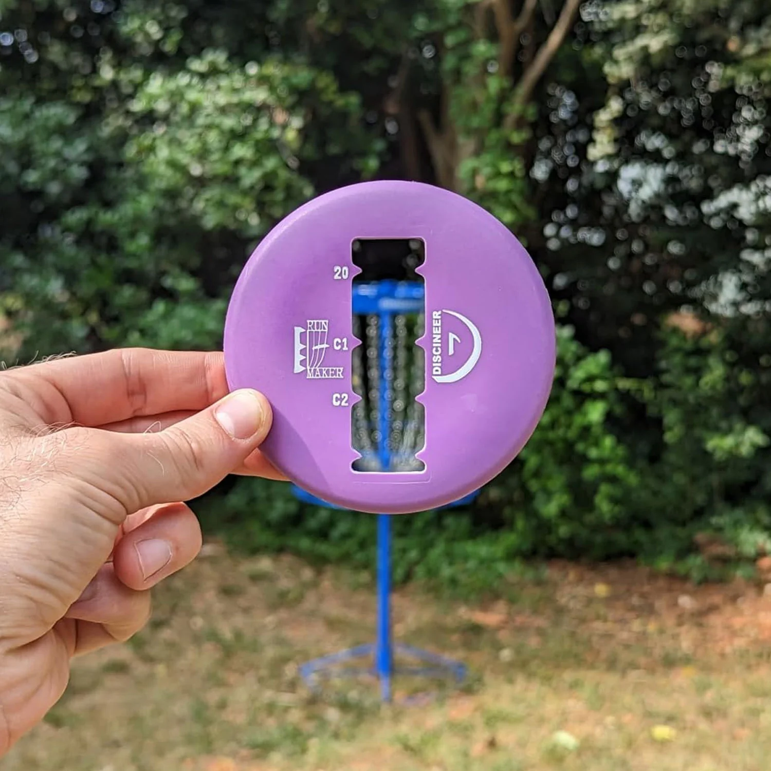 Discineer Run Maker Disc Golf Distance Estimating Mini Marker for Circle 1 & 2 - Image 2
