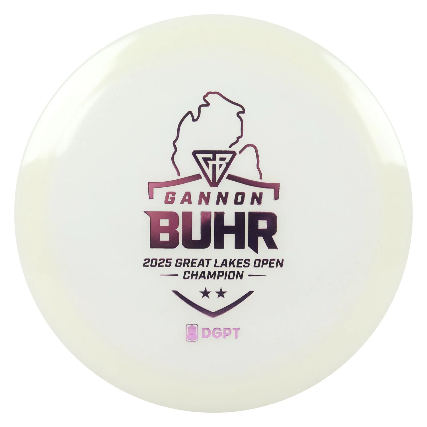 Discmania Disc Golf Gannon Buhr Triumph Series Glow C-Line FD2 (2025 Great Lakes Open) - Image 3