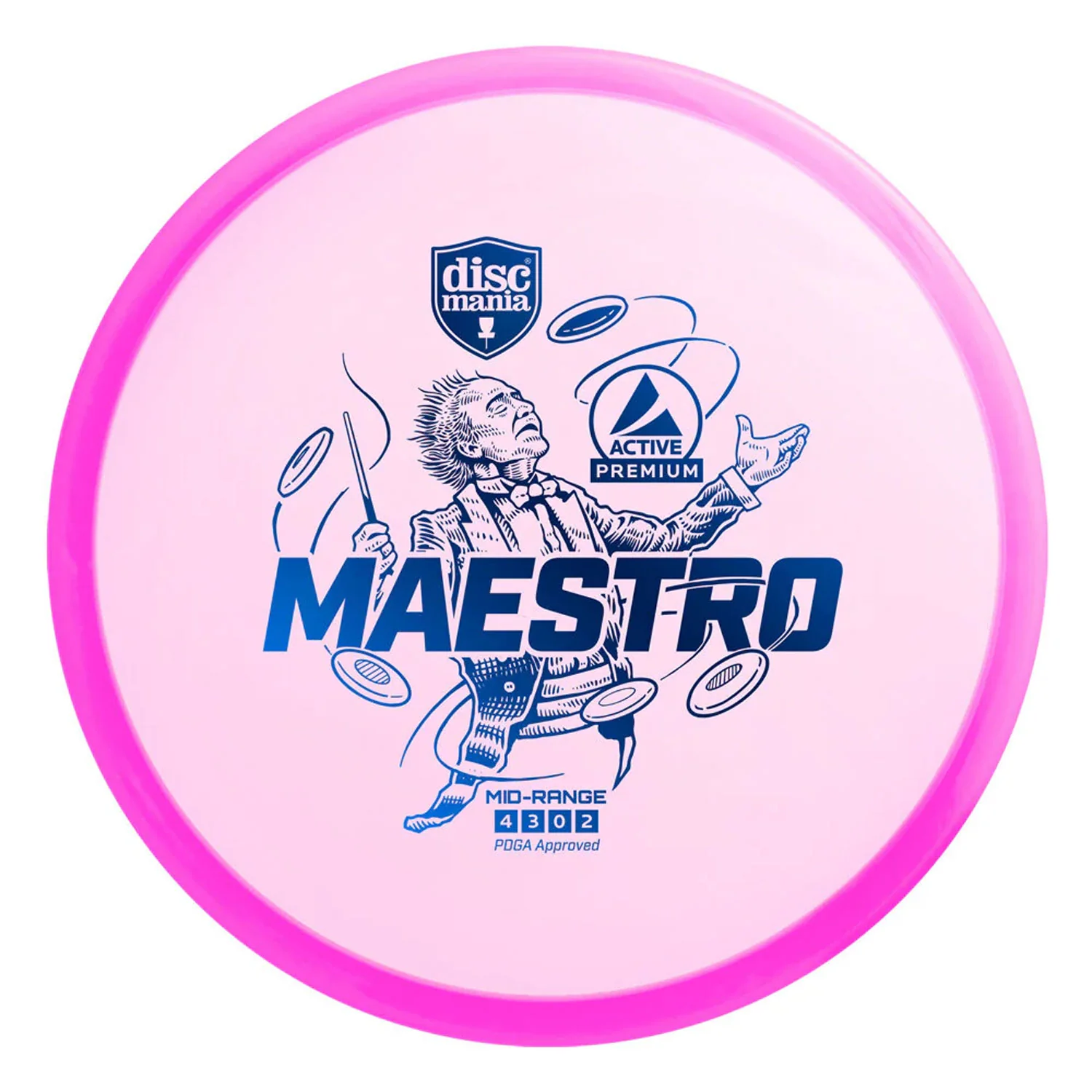 Discmania Disc Golf Premium Maestro Midrange Active - Choose Color and Weight - Image 3