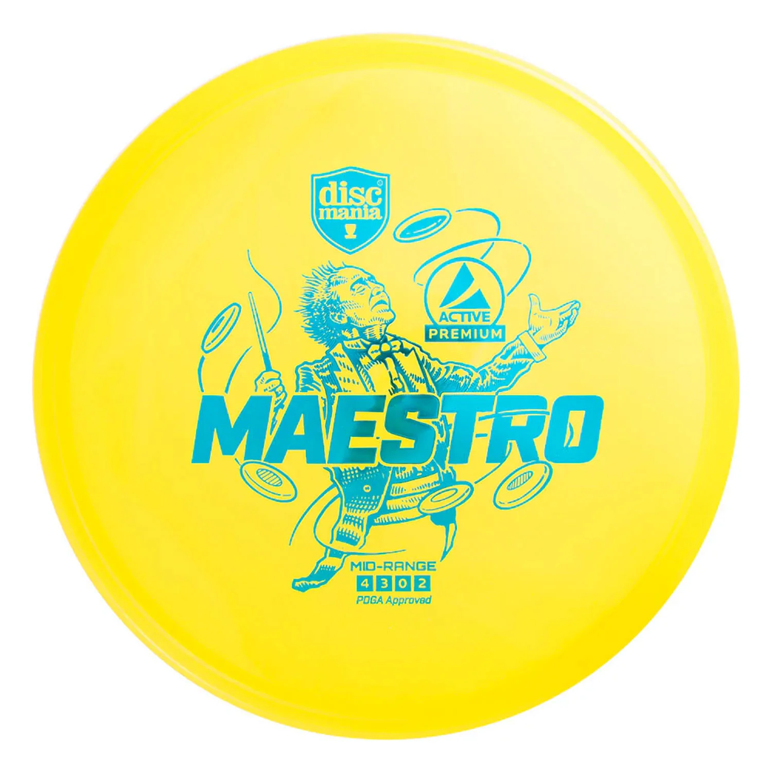 Discmania Disc Golf Premium Maestro Midrange Active - Choose Color and Weight - Image 4