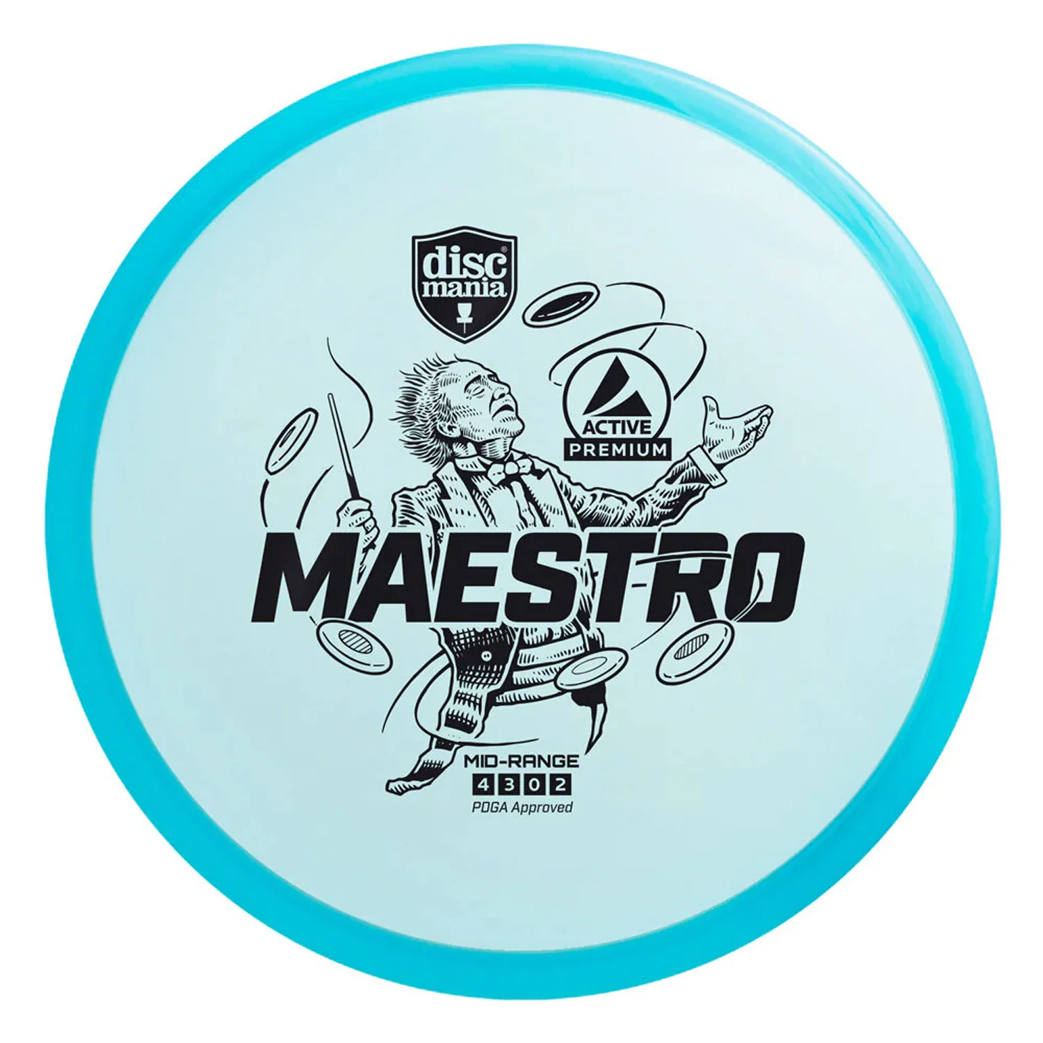 Discmania Disc Golf Premium Maestro Midrange Active - Choose Color and Weight - Image 5