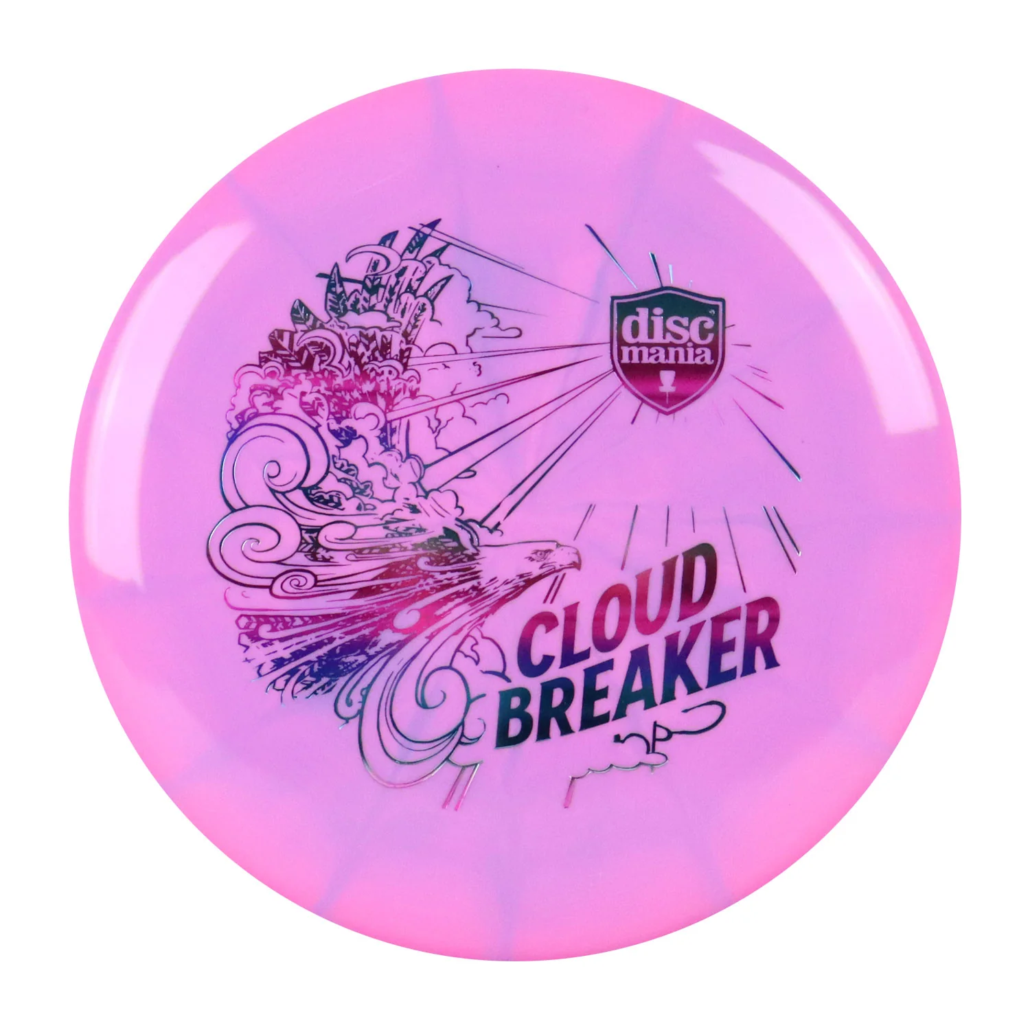 Discmania Disc Golf Putter 3-Pack Lux Vapor Link Cloud Breaker Pink/Purple 173g - Image 3