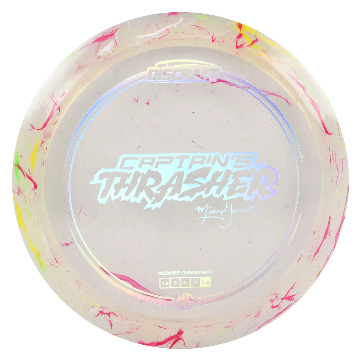 Discraft Disc Golf 2025 Missy Gannon Z Jawbreaker Captain’s Thrasher 12/5/0/2 - Choose Exact Disc - Image 2