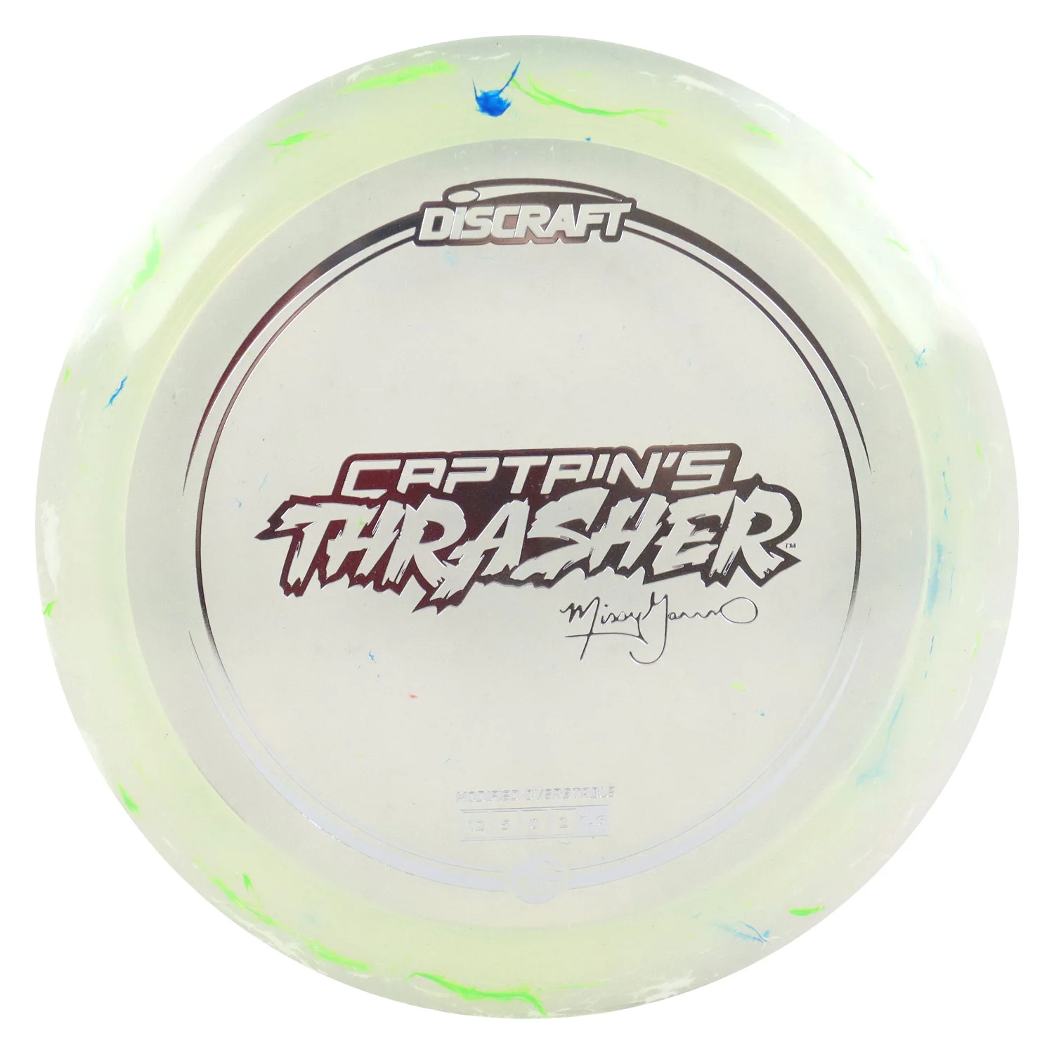 Discraft Disc Golf 2025 Missy Gannon Z Jawbreaker Captain’s Thrasher 12/5/0/2 - Choose Exact Disc - Image 3