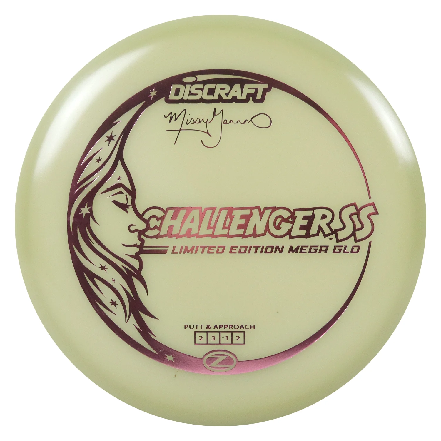 Discraft Disc Golf 2026 Missy Gannon Mega-Glo Challenger SS Putter 2/3/-1/2 - Choose Exact Disc - Image 5
