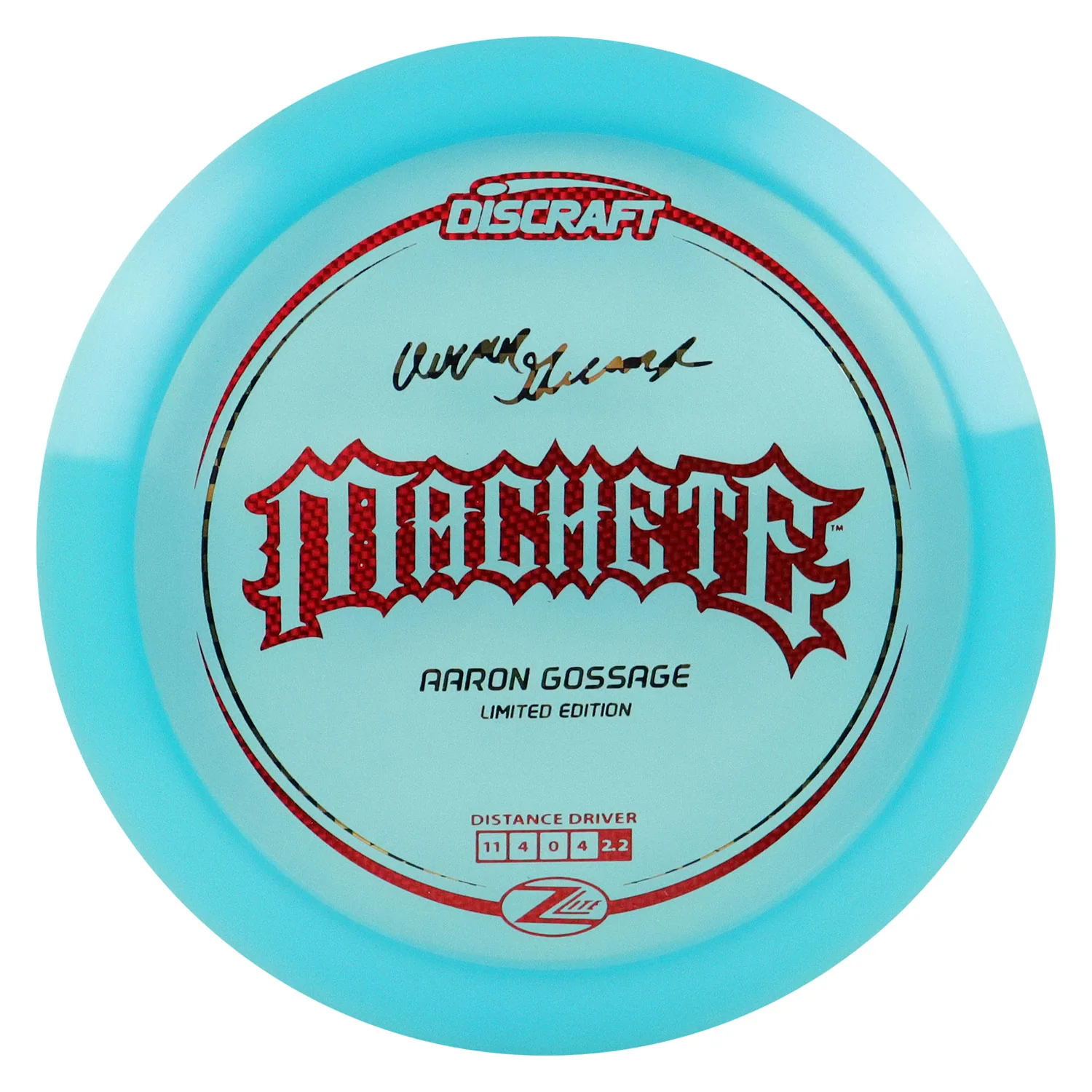 Discraft Disc Golf Aaron Gossage Z Lite Machete 11/4/0/4 - Choose Exact Disc - Image 2