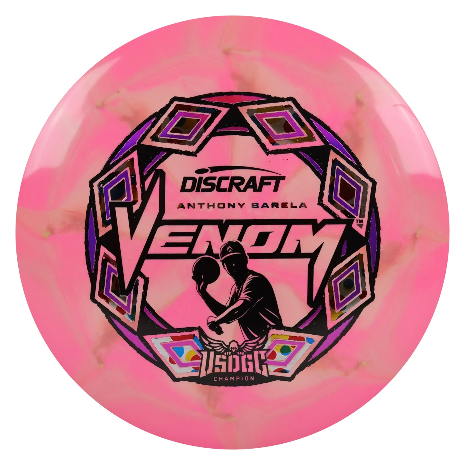Discraft Disc Golf Anthony Barela USDGC ESP Swirl Venom Pop Top - Choose Exact Disc - Image 4