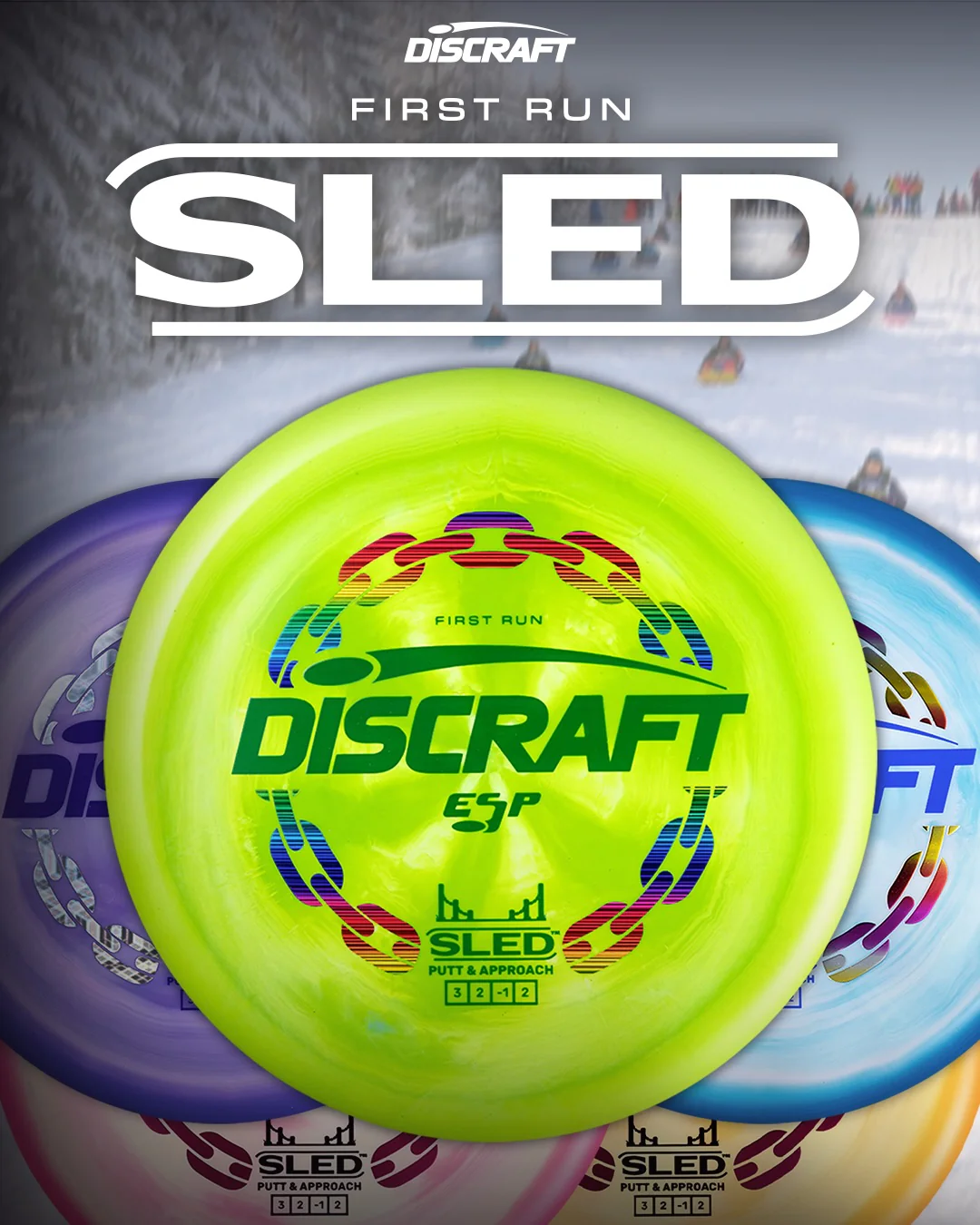 Discraft Disc Golf First Run ESP Sled Putt and Approach 3/2/-1/2 - Choose Exact Disc - Image 3