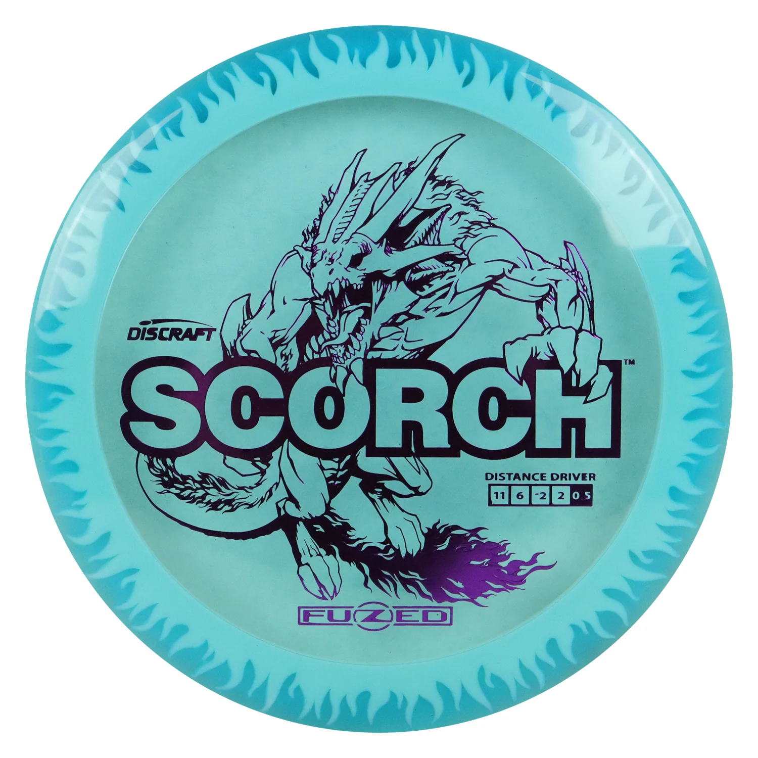 Discraft Disc Golf FuZed Line Scorch with Flame Pattern Distance Driver11/6/-2/2 - Choose Exact Disc - Image 111