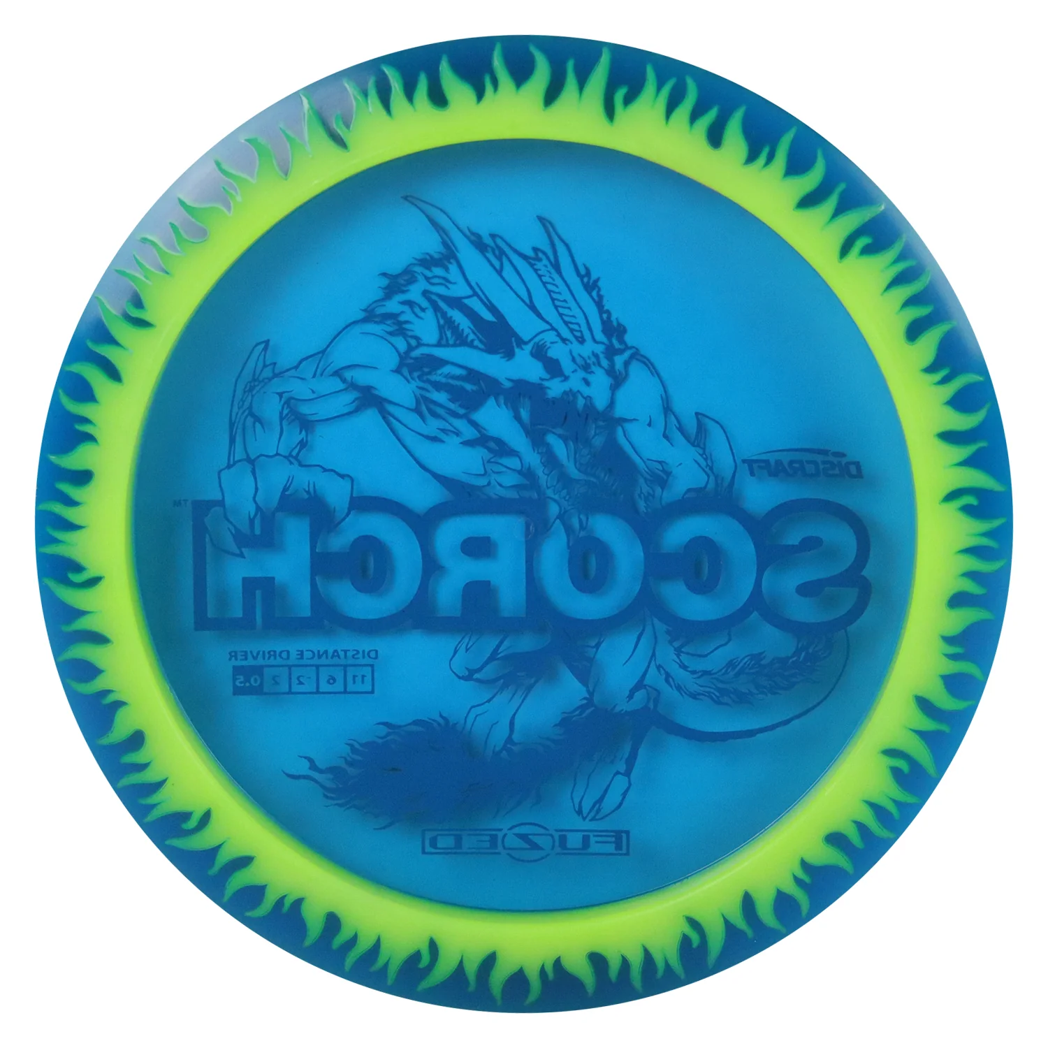 Discraft Disc Golf FuZed Line Scorch with Flame Pattern Distance Driver11/6/-2/2 - Choose Exact Disc - Image 19