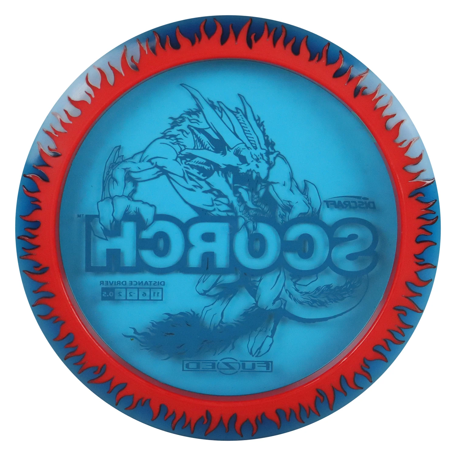 Discraft Disc Golf FuZed Line Scorch with Flame Pattern Distance Driver11/6/-2/2 - Choose Exact Disc - Image 39
