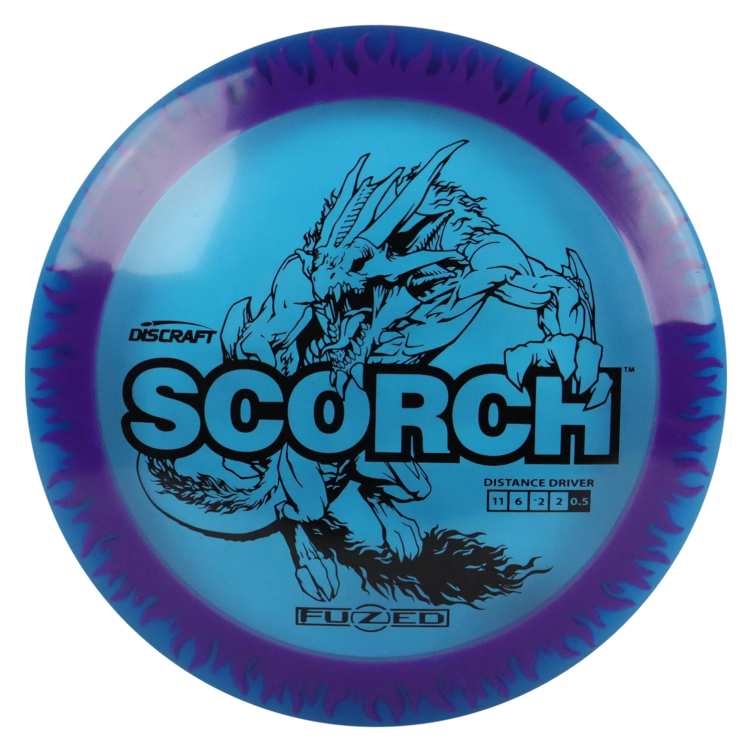 Discraft Disc Golf FuZed Line Scorch with Flame Pattern Distance Driver11/6/-2/2 - Choose Exact Disc - Image 48