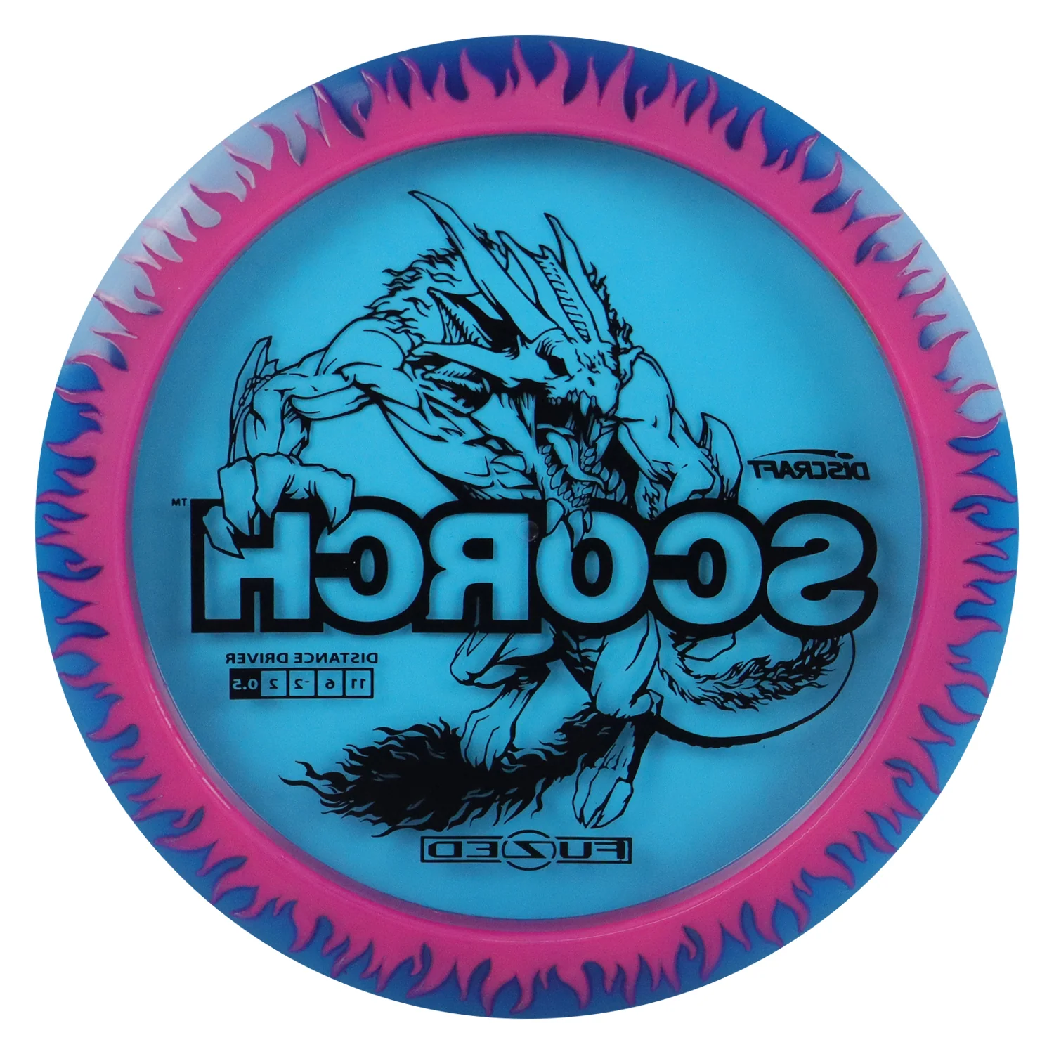 Discraft Disc Golf FuZed Line Scorch with Flame Pattern Distance Driver11/6/-2/2 - Choose Exact Disc - Image 49