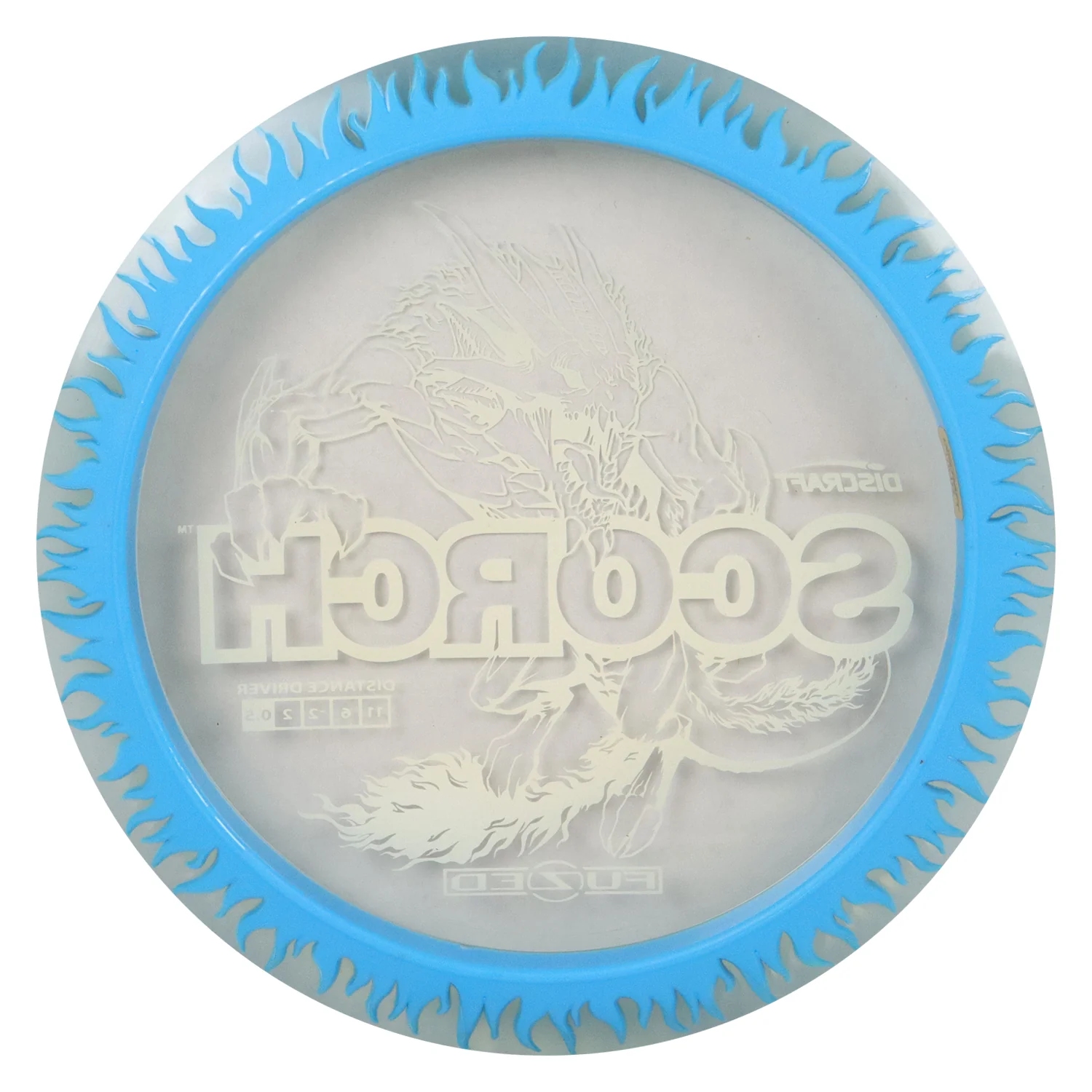 Discraft Disc Golf FuZed Line Scorch with Flame Pattern Distance Driver11/6/-2/2 - Choose Exact Disc - Image 9