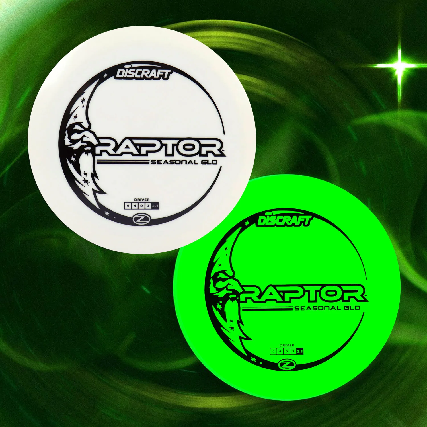 Discraft Disc Golf Glo Z Raptor Distance Driver 9/4/0/3 - Choose Exact Disc - Image 4