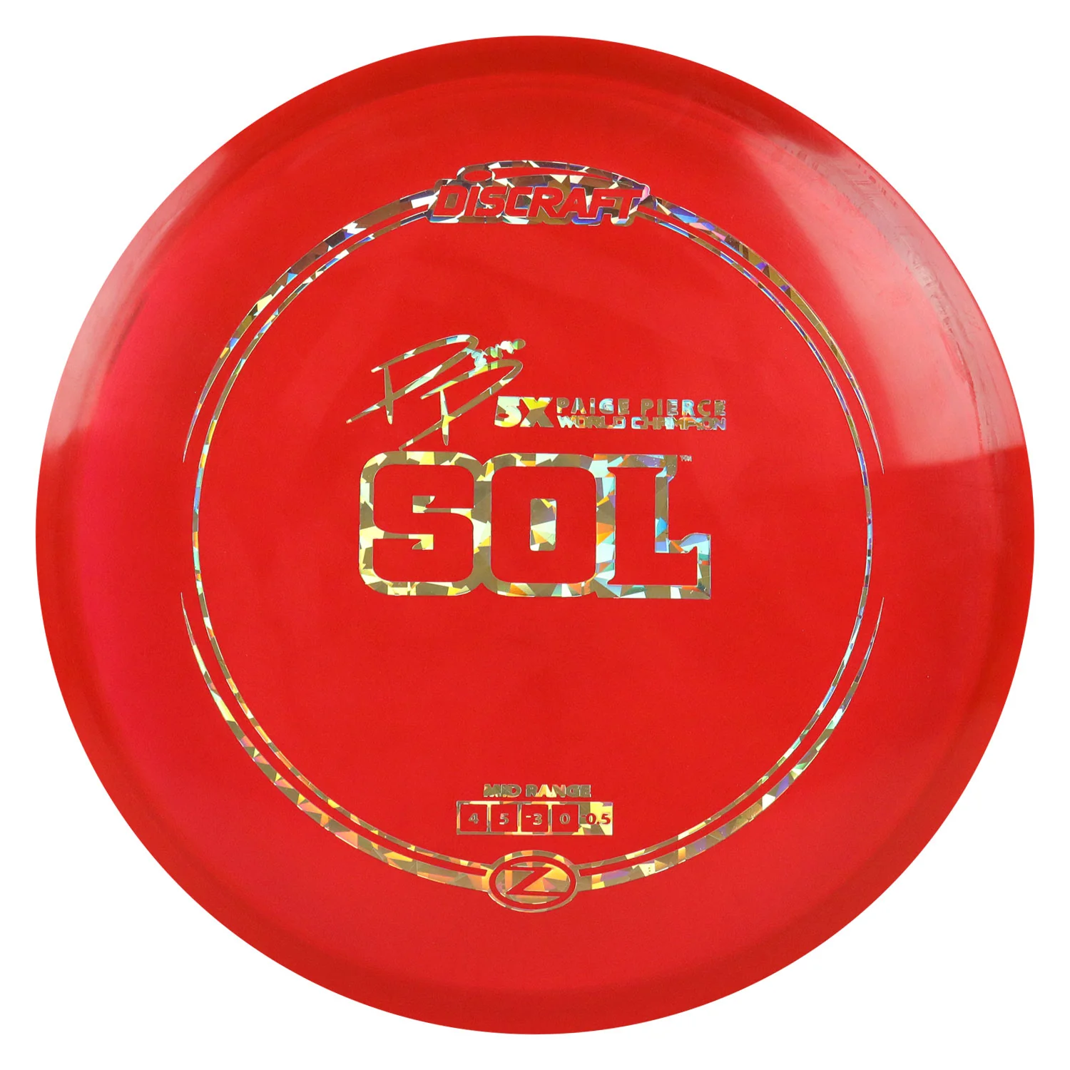 Discraft Disc Golf Paige Pierce Signature Z Sol Midrange 4/5/-3/0 - Choose Exact Disc - Image 8