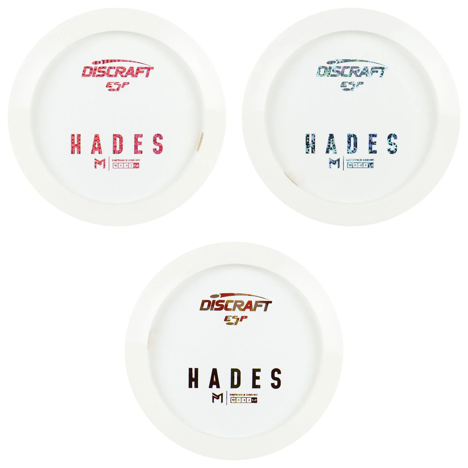 Discraft Disc Golf Paul McBeth ESP Hades Solid White Distance Driver 12/6/-2/2- Choose Exact Disc