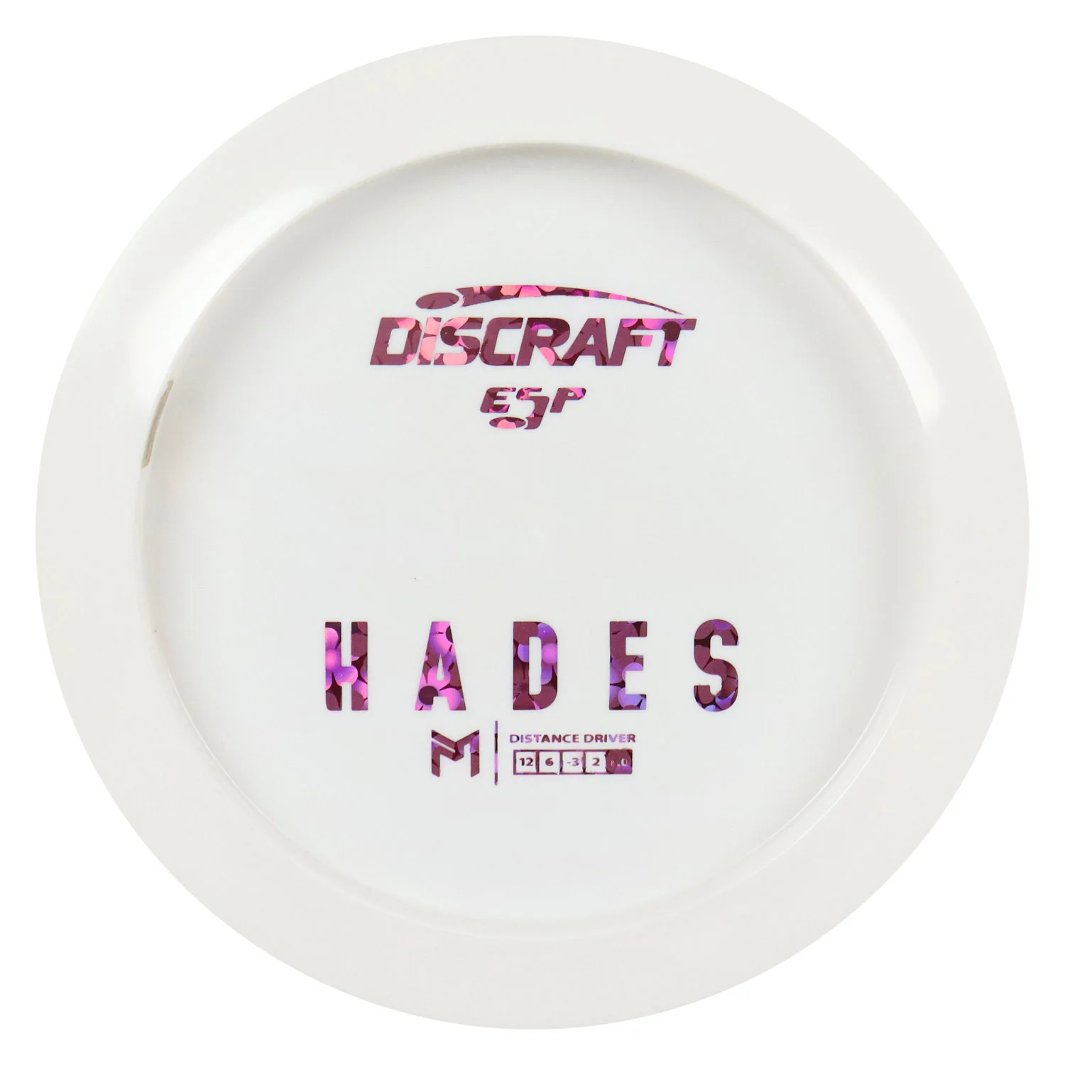 Discraft Disc Golf Paul McBeth ESP Hades Solid White Distance Driver 12/6/-2/2- Choose Exact Disc - Image 6