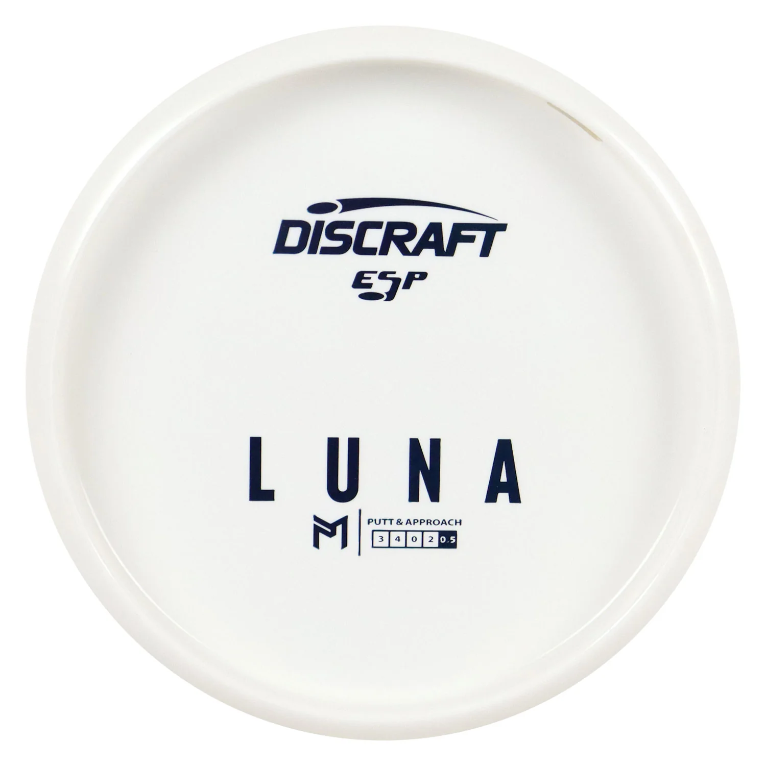 Discraft Disc Golf Paul McBeth ESP Luna Solid White Putter 3/4/0/2- Choose Exact Disc - Image 6