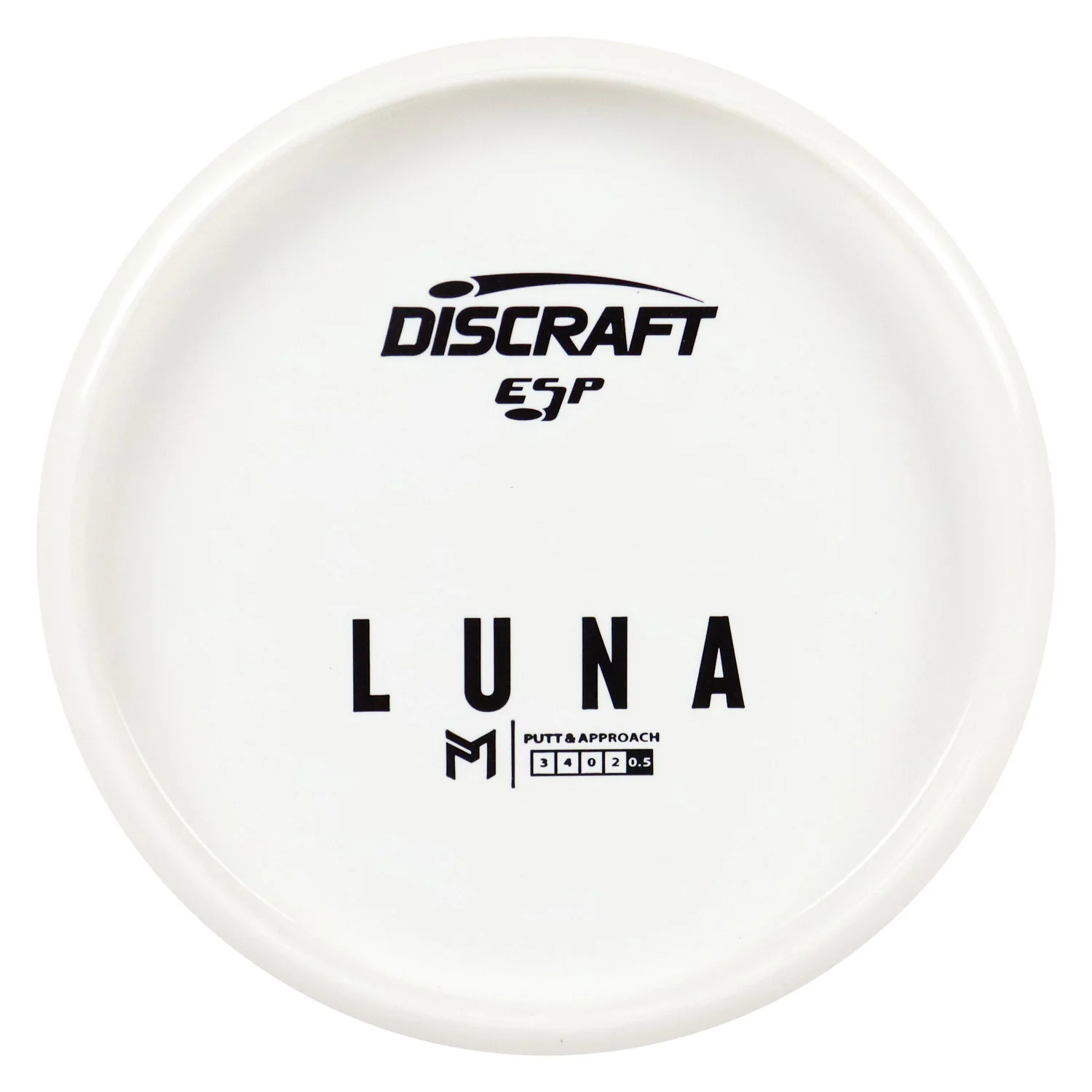 Discraft Disc Golf Paul McBeth ESP Luna Solid White Putter 3/4/0/2- Choose Exact Disc - Image 7