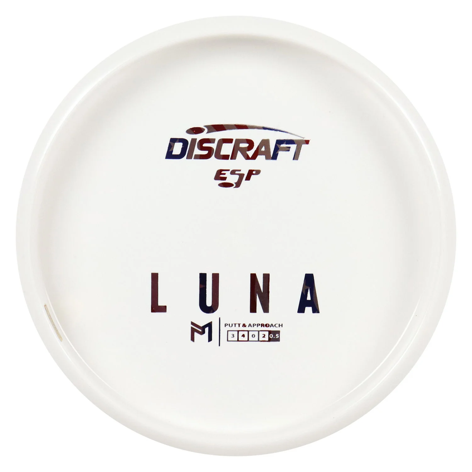 Discraft Disc Golf Paul McBeth ESP Luna Solid White Putter 3/4/0/2- Choose Exact Disc - Image 8