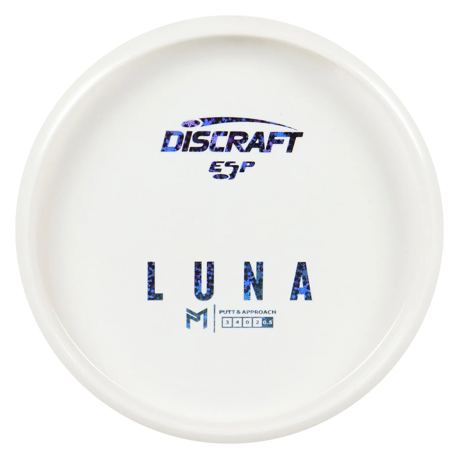 Discraft Disc Golf Paul McBeth ESP Luna Solid White Putter 3/4/0/2- Choose Exact Disc - Image 9