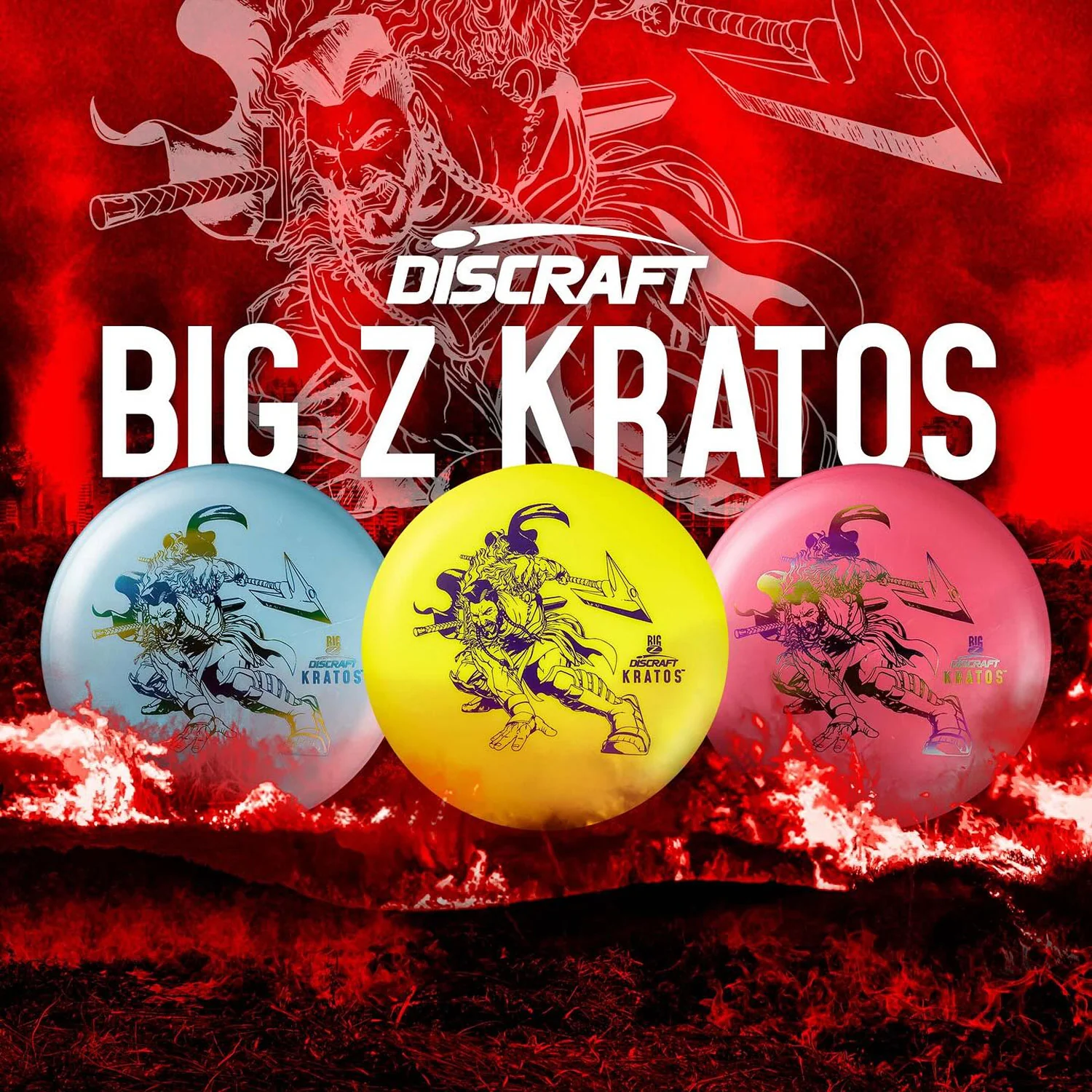 Discraft Disc Golf Paul McBeth Signature Big Z Kratos Putter 3/3/0/3 - Chose Exact Disc - Image 4