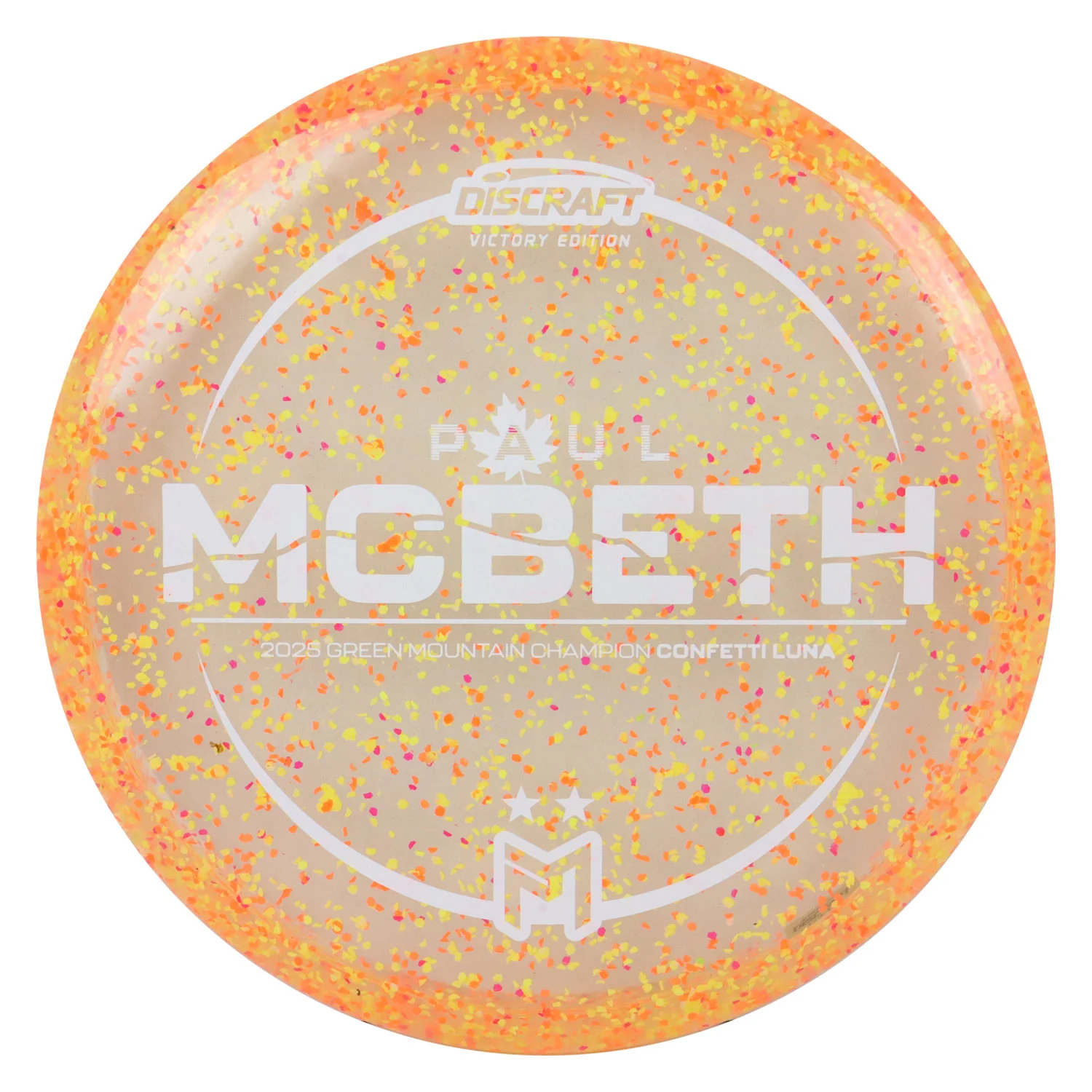 Discraft Disc Golf Paul McBeth Victory Edition Z Confetti Luna Putter 3/4/0/2 - Choose Exact Disc - Image 2