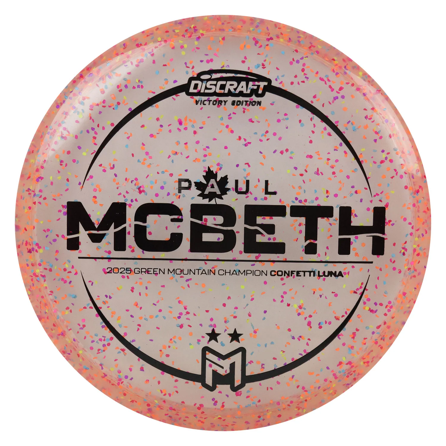 Discraft Disc Golf Paul McBeth Victory Edition Z Confetti Luna Putter 3/4/0/2 - Choose Exact Disc - Image 3
