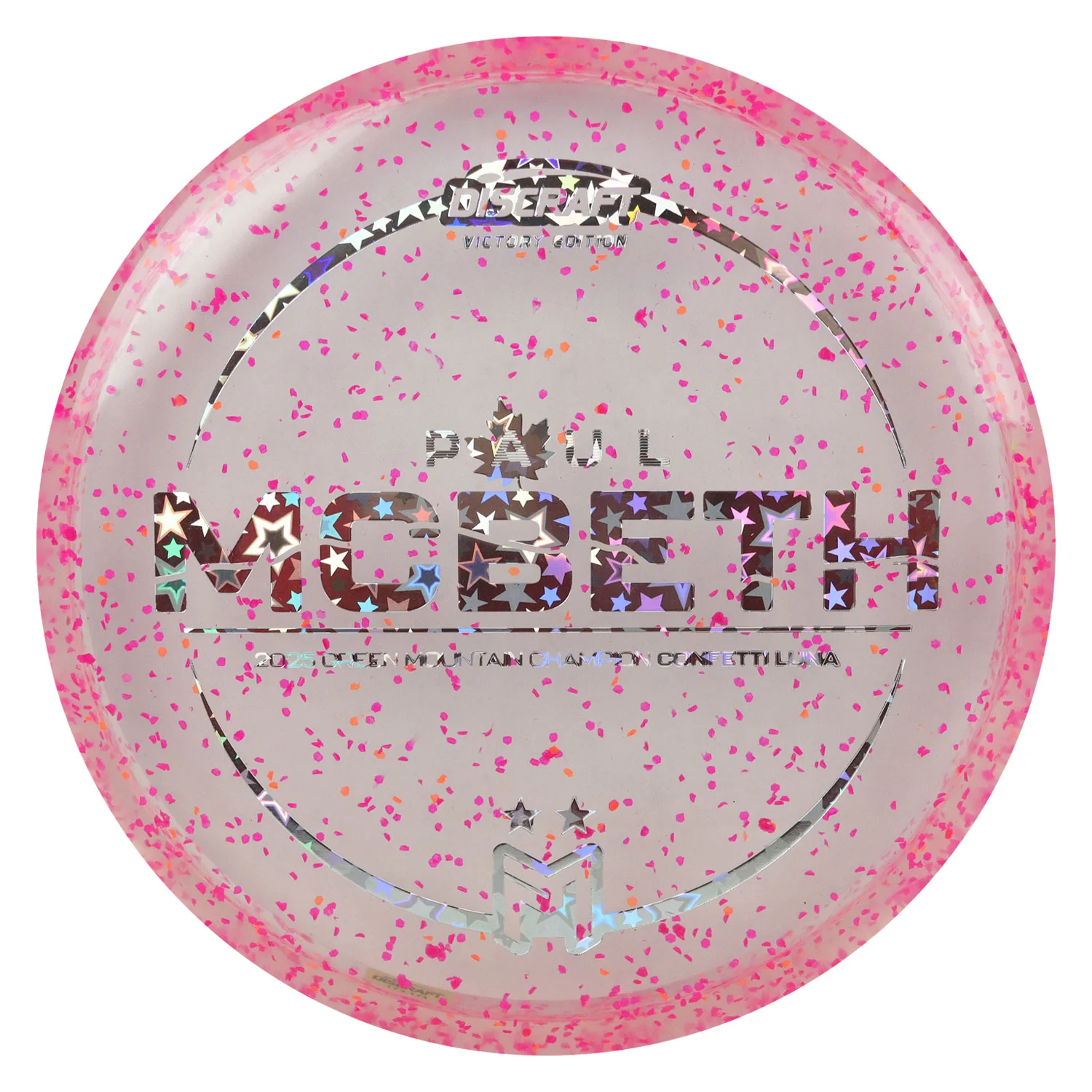 Discraft Disc Golf Paul McBeth Victory Edition Z Confetti Luna Putter 3/4/0/2 - Choose Exact Disc - Image 4