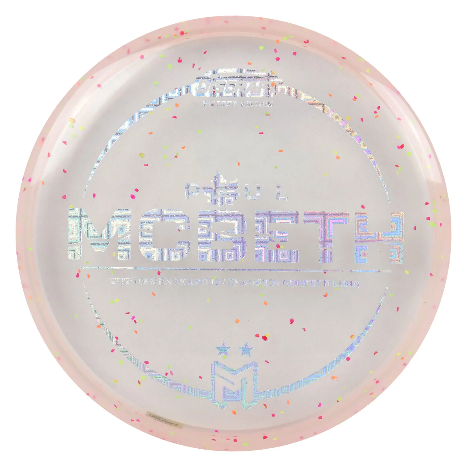 Discraft Disc Golf Paul McBeth Victory Edition Z Confetti Luna Putter 3/4/0/2 - Choose Exact Disc - Image 5