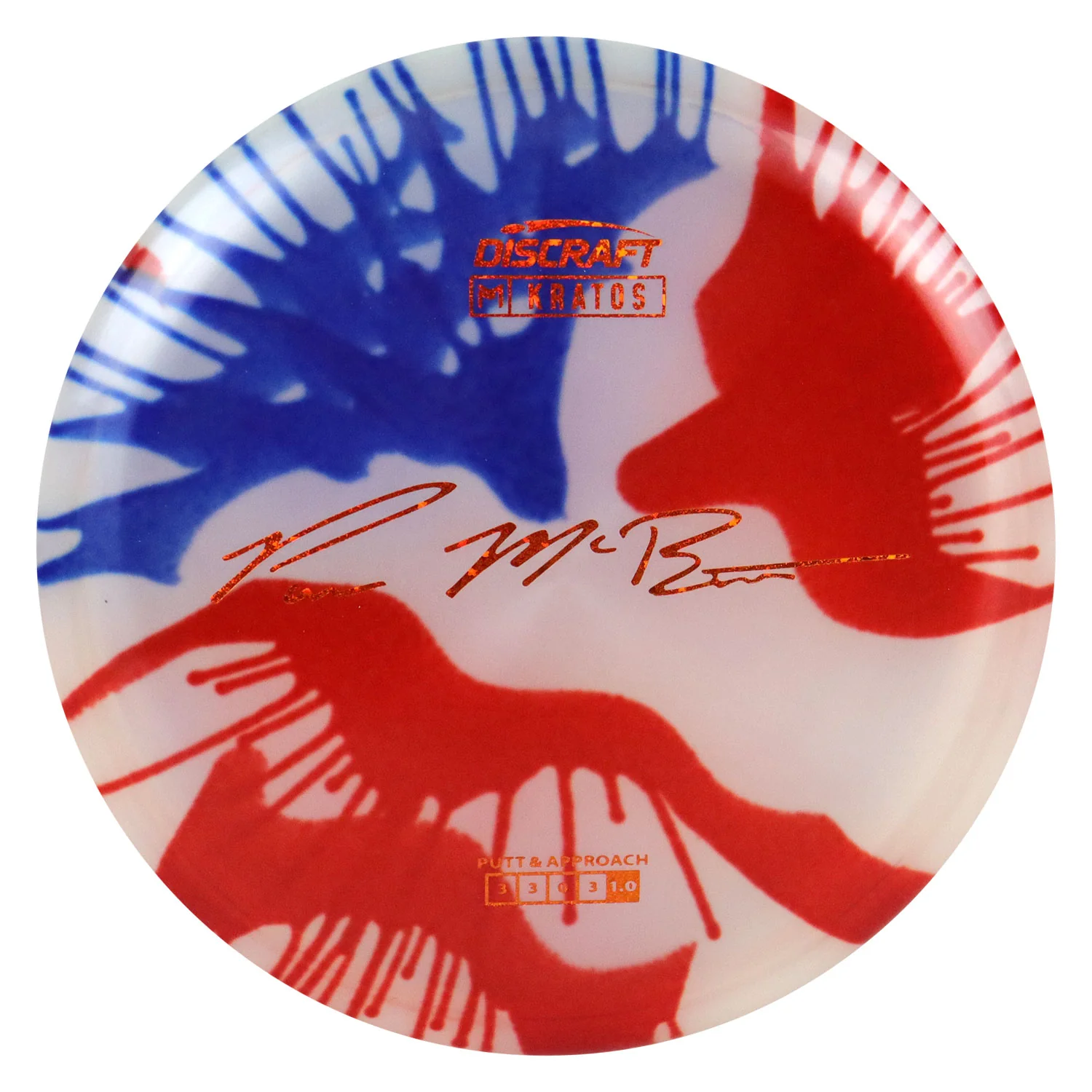 Discraft Disc Golf Paul McBeth Z Line Fly Dye Kratos Putter 3/3/0/3 - Choose Exact Disc - Image 6