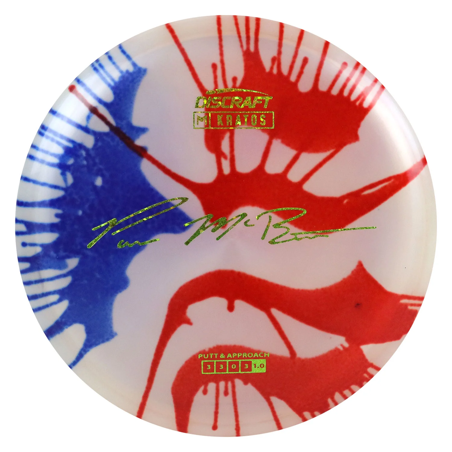 Discraft Disc Golf Paul McBeth Z Line Fly Dye Kratos Putter 3/3/0/3 - Choose Exact Disc - Image 7