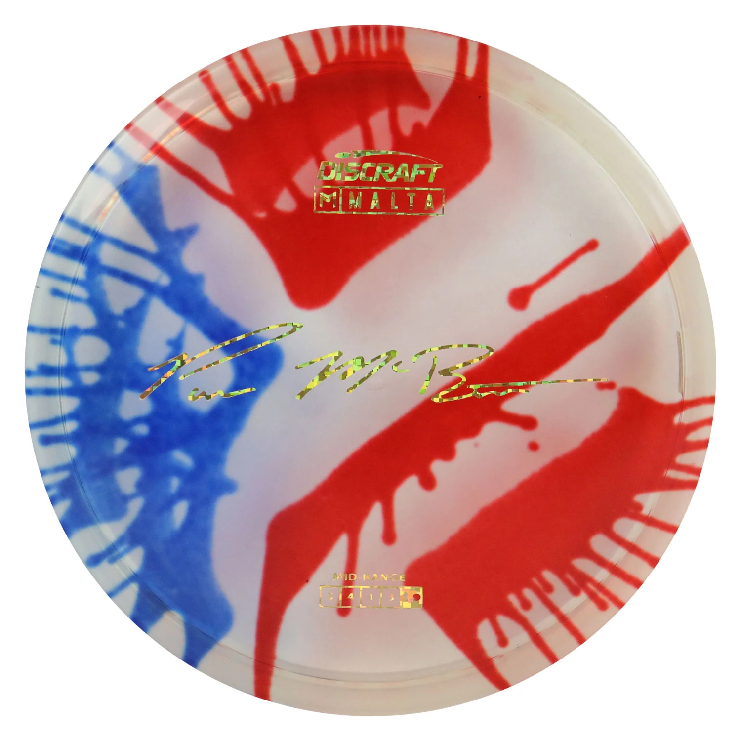 Discraft Disc Golf Paul McBeth Z Line Fly Dye Malta Midrange 5/4/1/3 - Choose Exact Disc - Image 5