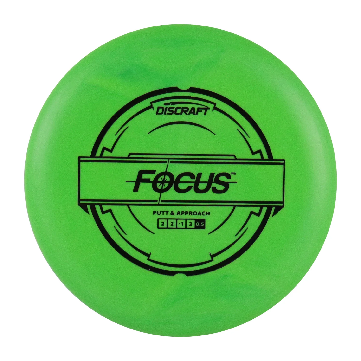 Discraft Disc Golf Putter 3-Pack Putter Line Focus Green,Blue,Orange 170-172g - Image 2