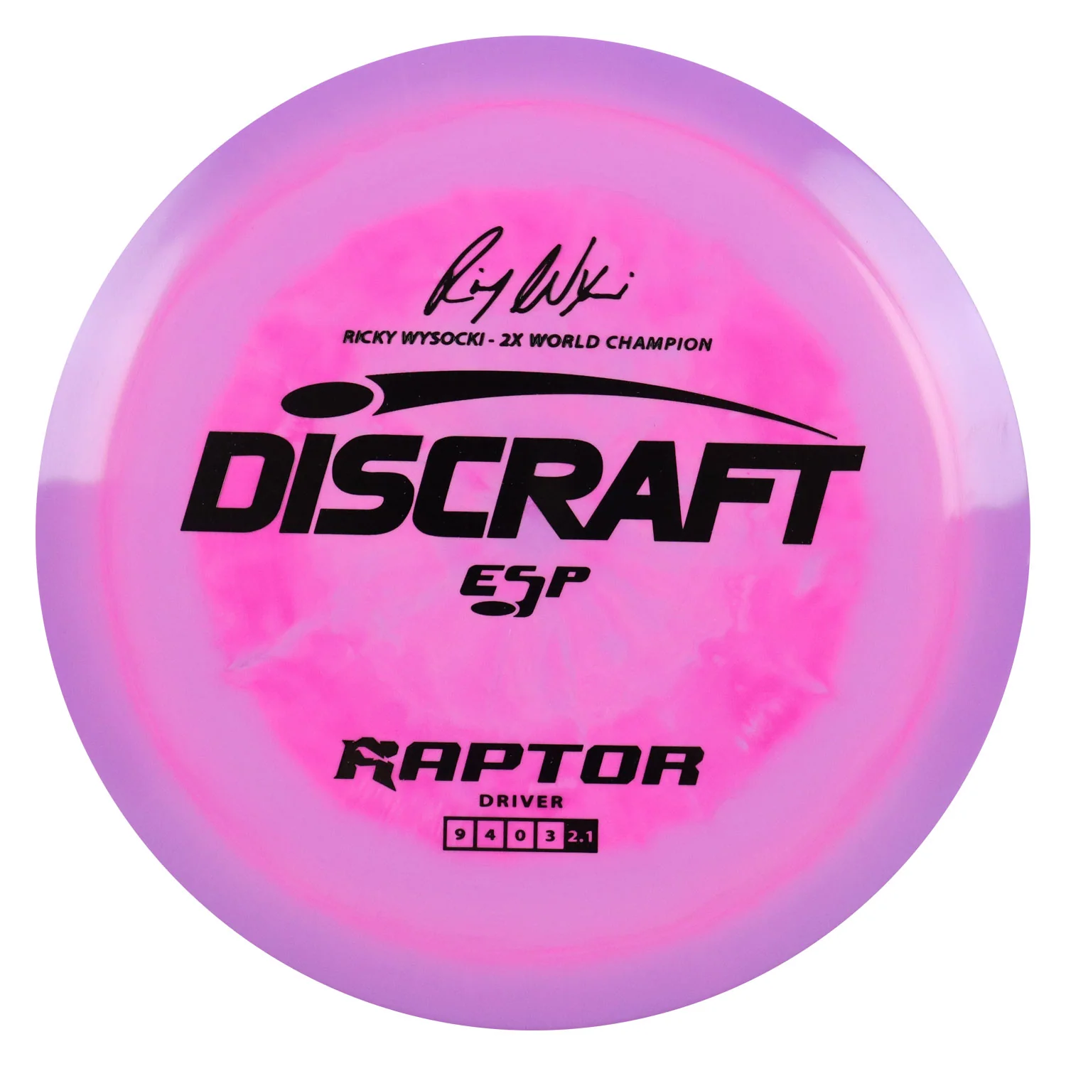 Discraft Disc Golf Ricky Wysocki Signature Series ESP Raptor Driver 9/4/0/3 - Choose Exact Disc - Image 7