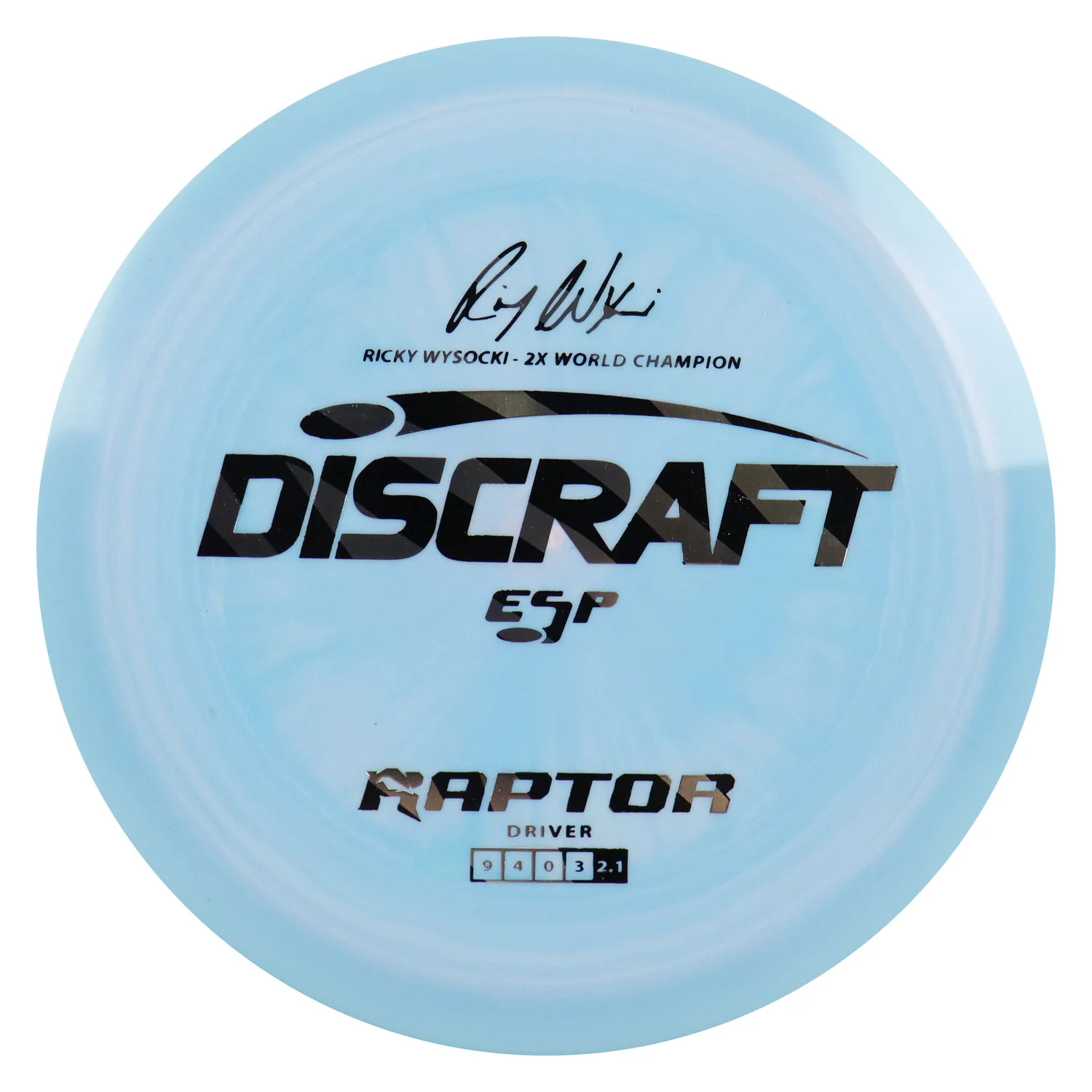 Discraft Disc Golf Ricky Wysocki Signature Series ESP Raptor Driver 9/4/0/3 - Choose Exact Disc - Image 9