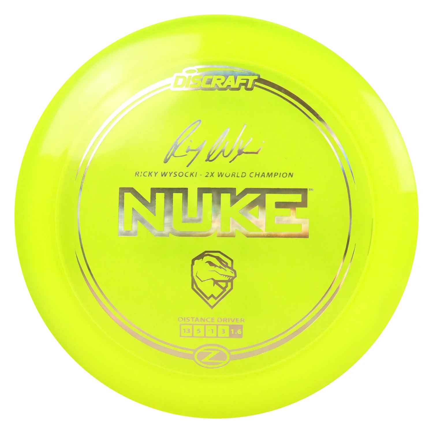 Discraft Disc Golf Ricky Wysocki Signature Series Z Line Nuke Driver 13/5/-1/3 - Choose Exact Disc - Image 11