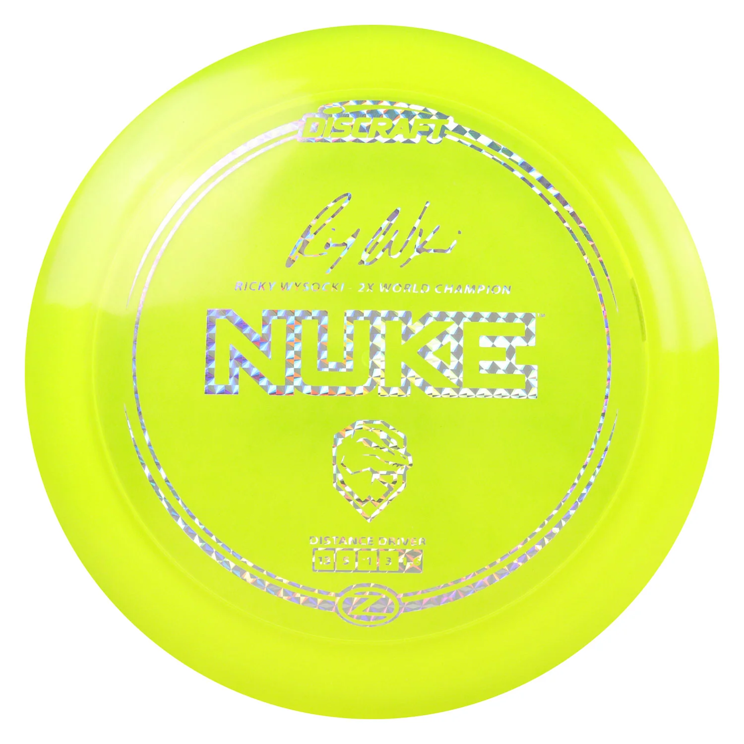 Discraft Disc Golf Ricky Wysocki Signature Series Z Line Nuke Driver 13/5/-1/3 - Choose Exact Disc - Image 9